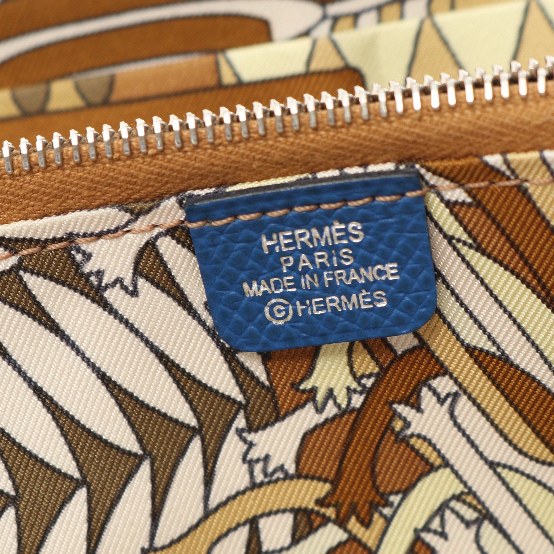 Hermes Hermes Azap Long Silk In Round Zipper Wallet Veau Epsom Blue Silver Hardware Z Stamp Size ONE SIZE - 4 Thumbnail