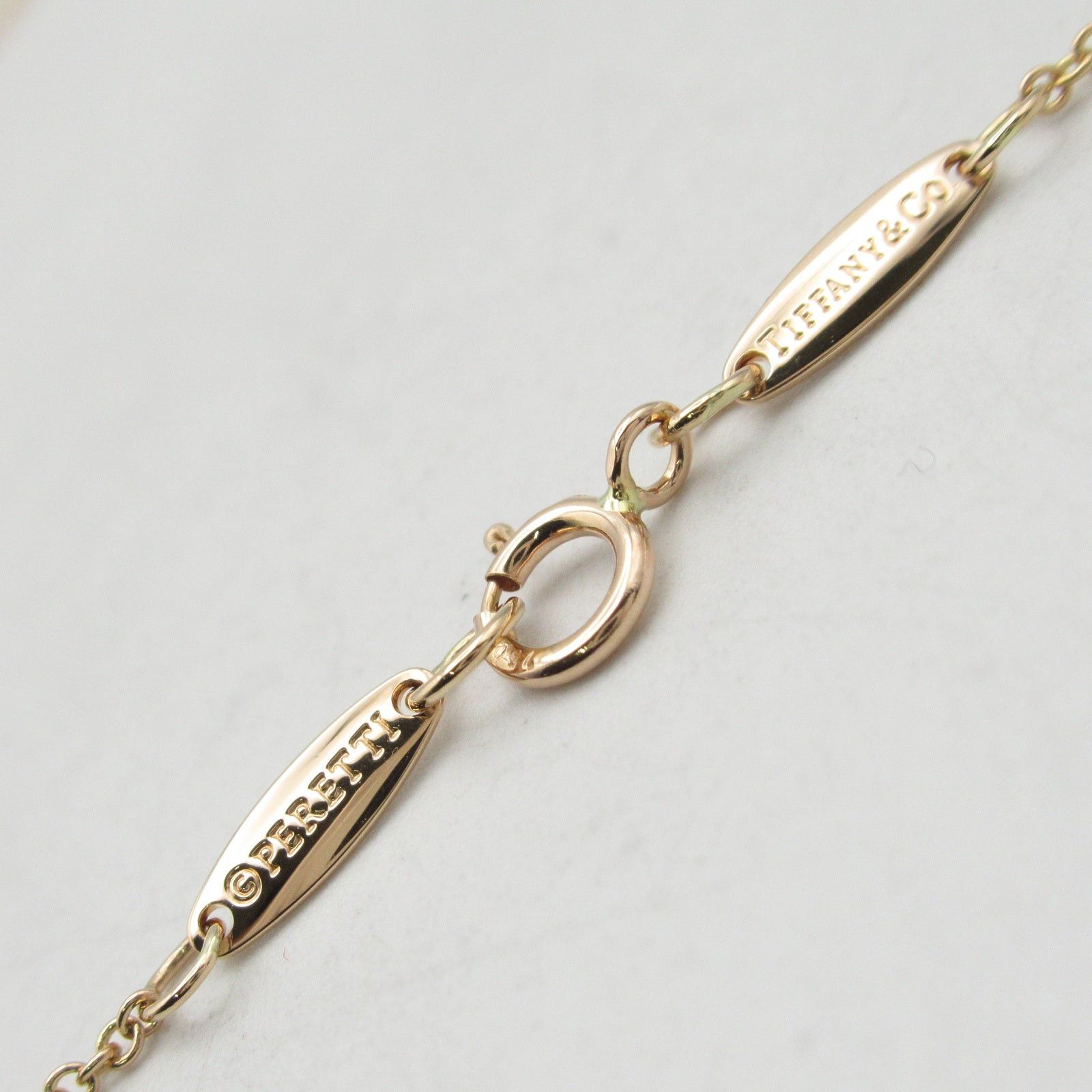 Tiffany & Co. Tiffany Co By-The-Yard Diamond Necklace K18Pg (Pink Gold) Clear Size ONE SIZE - 5 Thumbnail