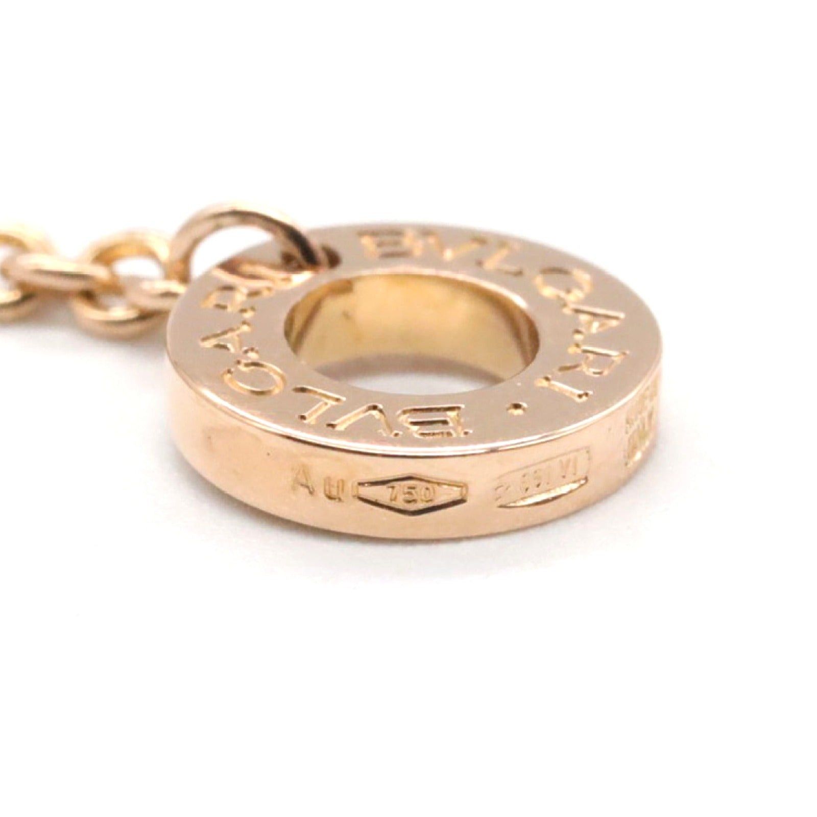 Bvlgari Bvlgari B Zero One Element Necklace Diamond Ceramic K18Pg (Pink Gold) Clear Size ONE SIZE - 5 Thumbnail