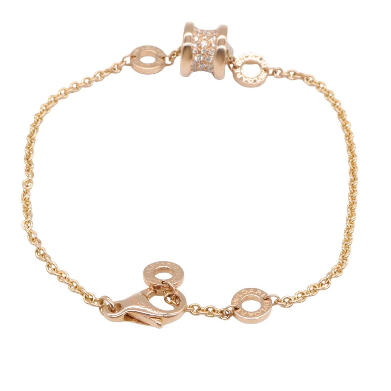Bvlgari Bvlgari B Zero One Bracelet Pave Diamond K18Pg (Pink Gold) Clear Size ONE SIZE - 2 Thumbnail