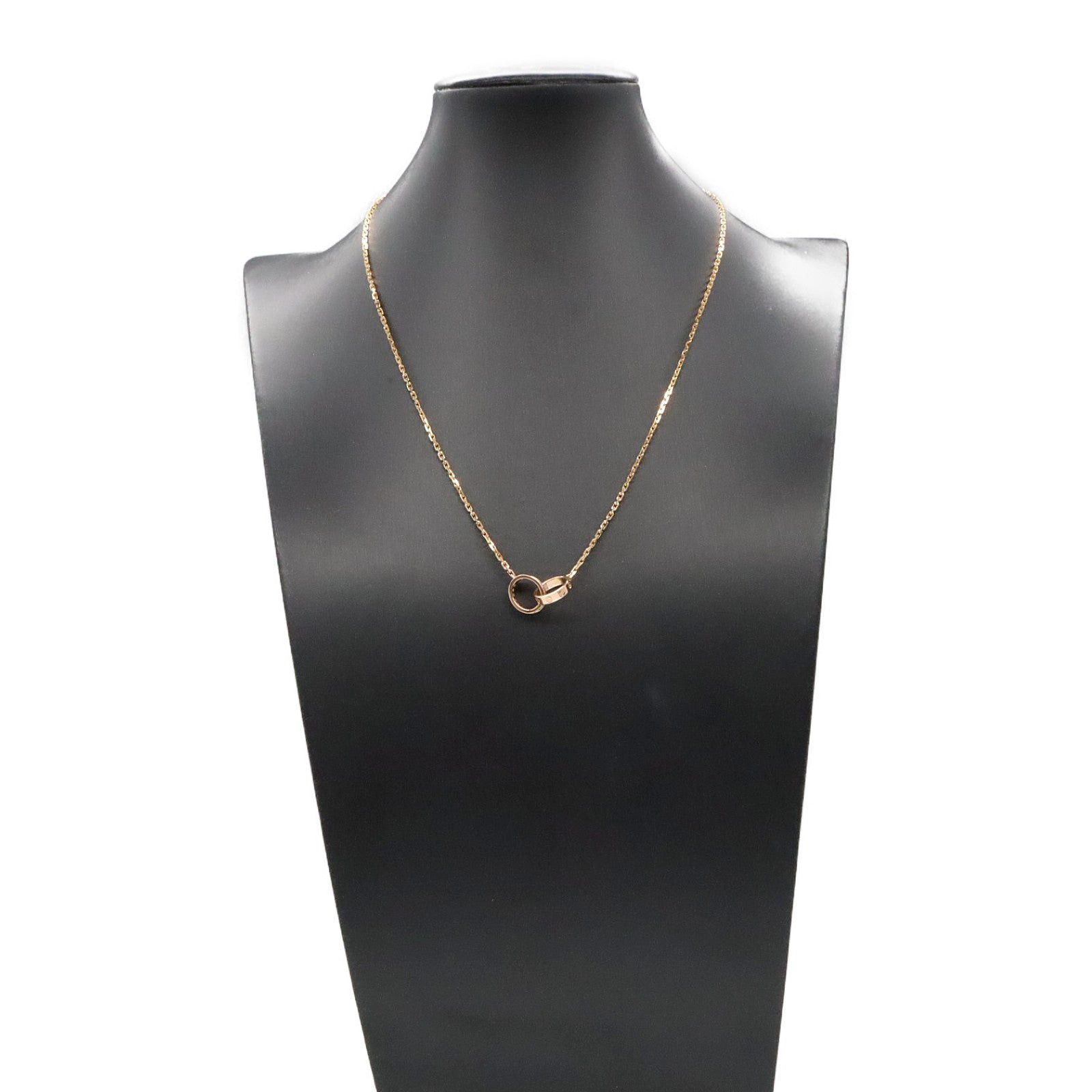Cartier Cartier Baby Love Diamond Necklace K18Pg (Pink Gold) Clear Size ONE SIZE - 7 Thumbnail