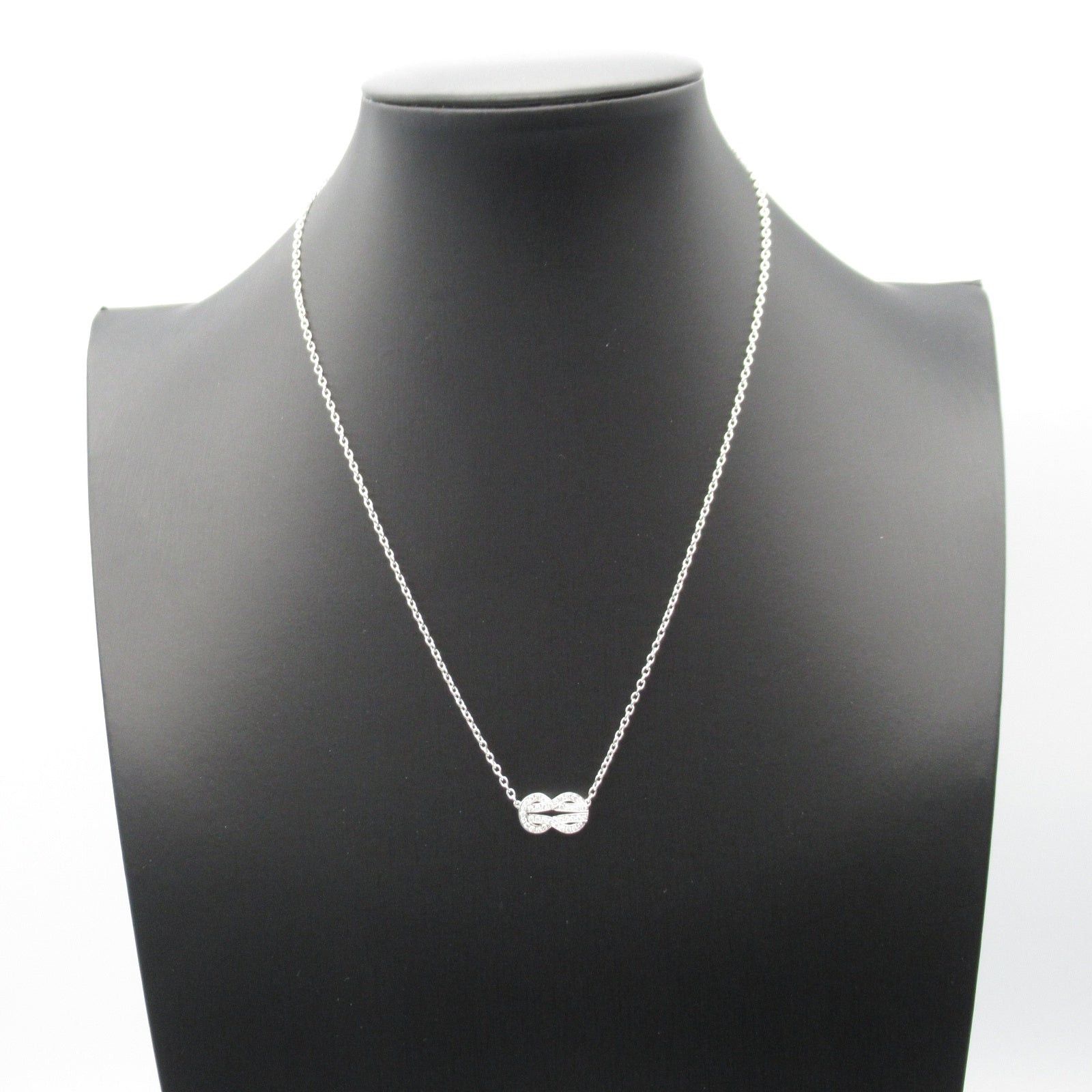 FRED Fred Chance Infini Diamond Necklace K18Wg (White Gold) Clear Size ONE SIZE - 6 Thumbnail