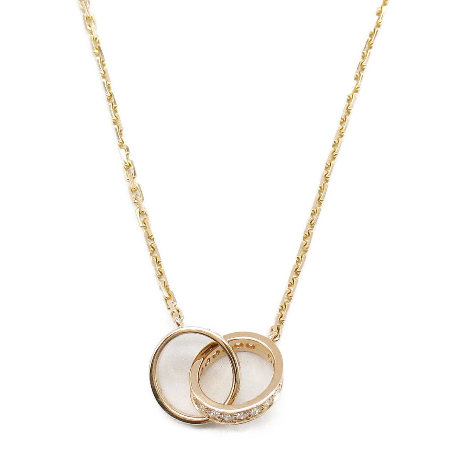 Cartier Cartier Baby Love Necklace Diamond K18Pg (Pink Gold) Clear Size ONE SIZE - 2 Thumbnail