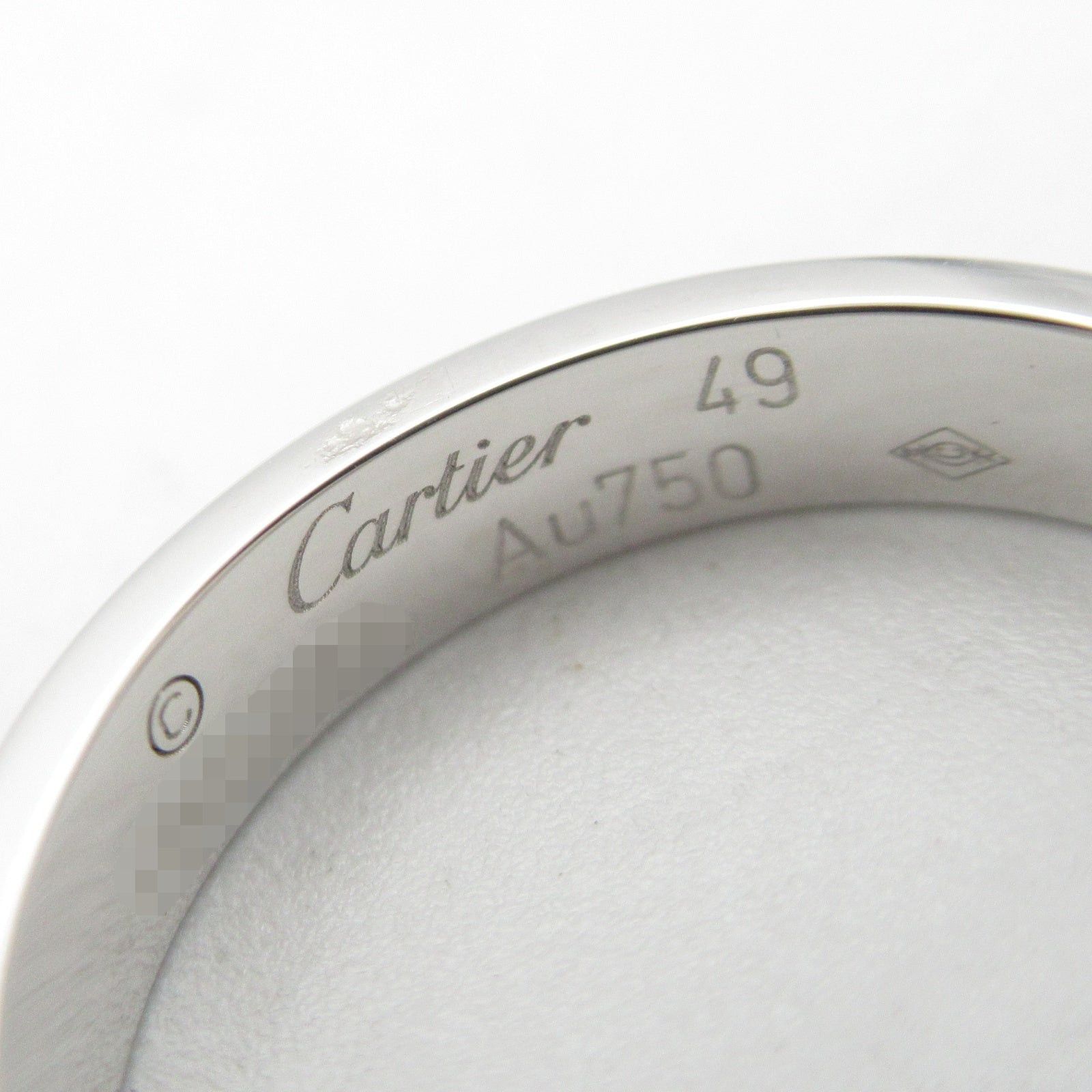 Cartier Cartier Mini Love Ring K18Wg (White Gold) Silver Size ONE SIZE - 4 Thumbnail