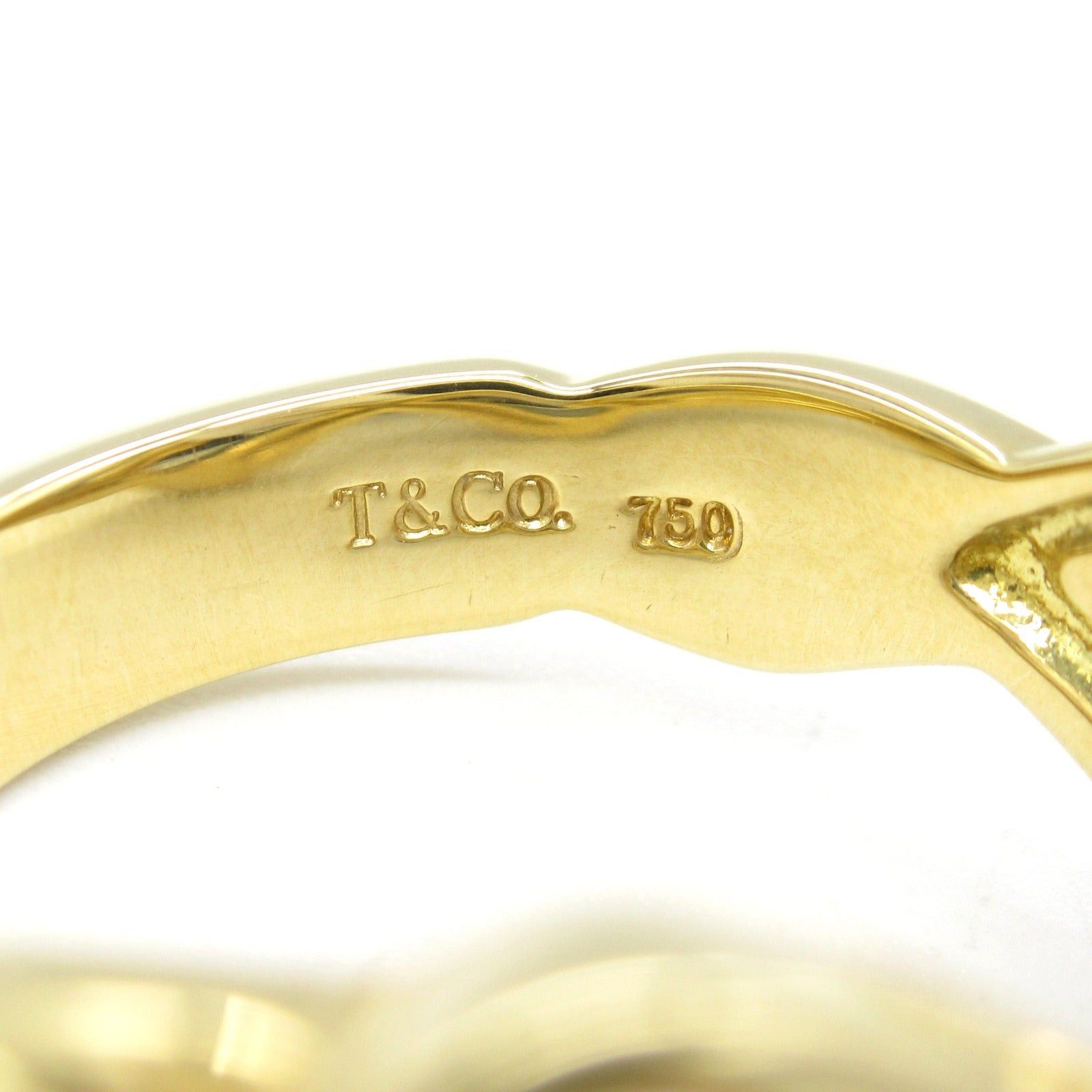 Tiffany & Co. Tiffany Co Double Loving Heart Ring K18 (Yellow Gold) Gold Size ONE SIZE - 4 Thumbnail