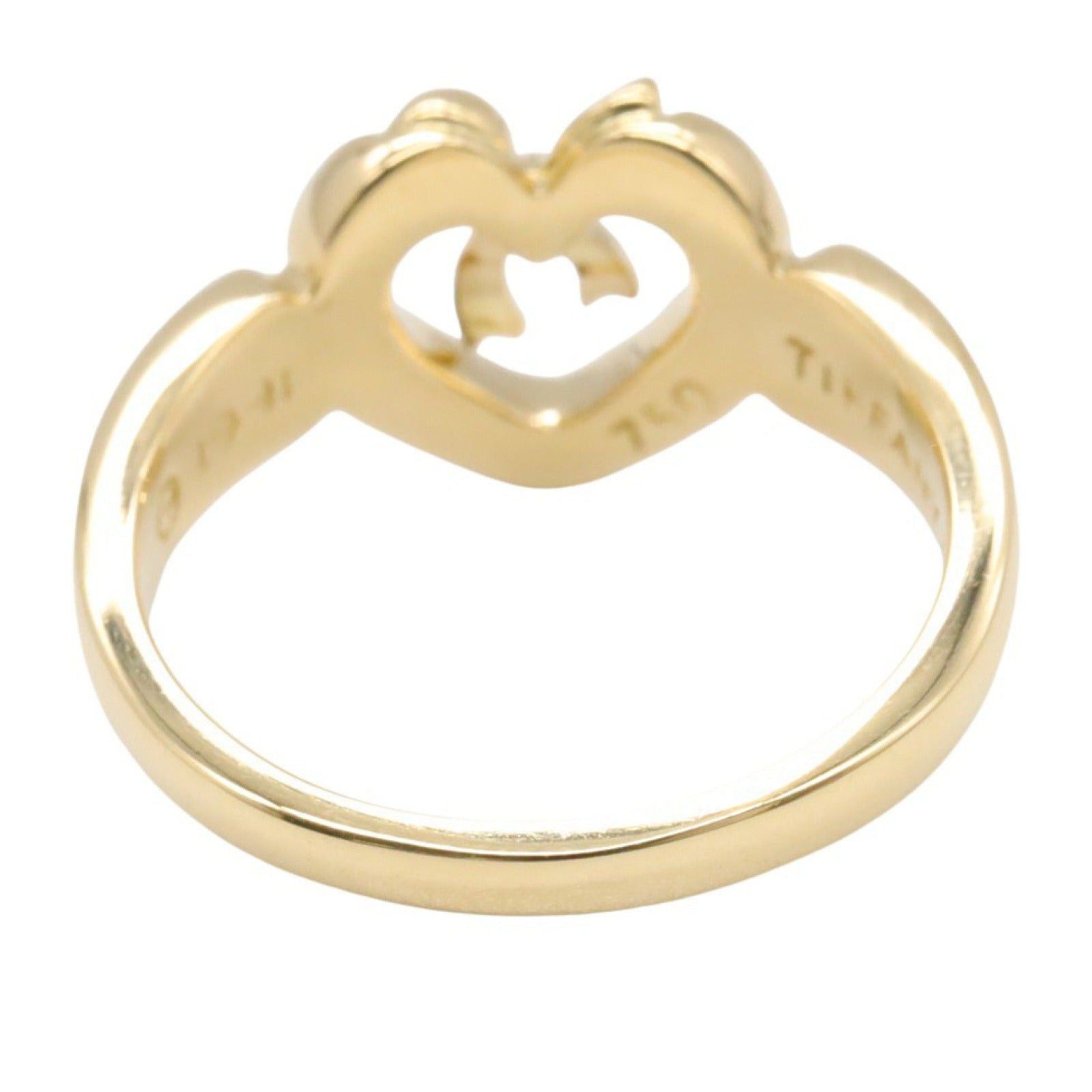 Tiffany & Co. Tiffany Co Heart Ring K18 (Yellow Gold) Gold Size ONE SIZE - 3 Thumbnail