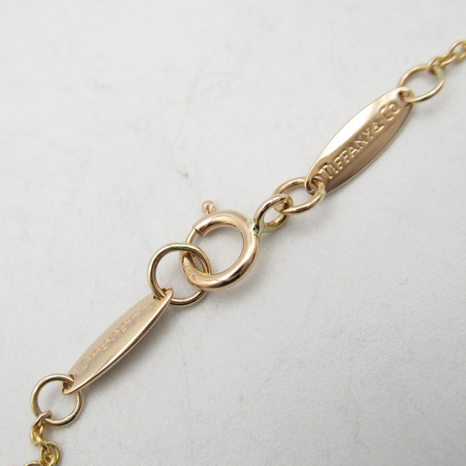 Tiffany & Co. Tiffany Co By-The-Yard Necklace K18Pg (Pink Gold) Diamond Clear Size ONE SIZE - 4 Thumbnail