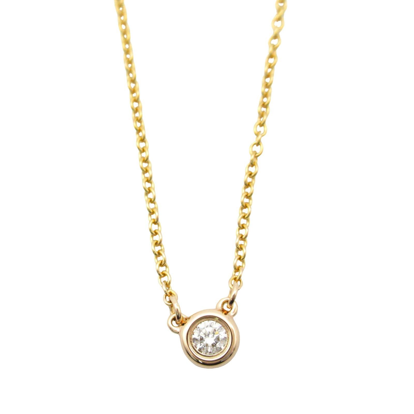 Tiffany & Co. Tiffany Co By-The-Yard Necklace K18Pg (Pink Gold) Diamond Clear Size ONE SIZE - 2 Thumbnail