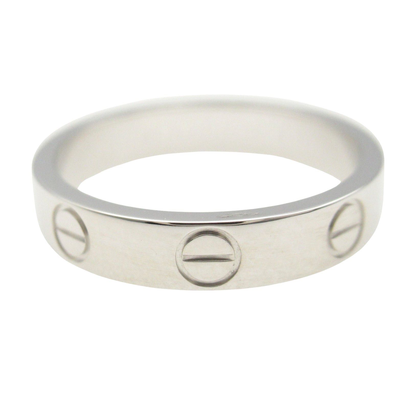 Cartier Cartier Mini Love Ring K18Wg (White Gold) Silver Size ONE SIZE - 3 Thumbnail