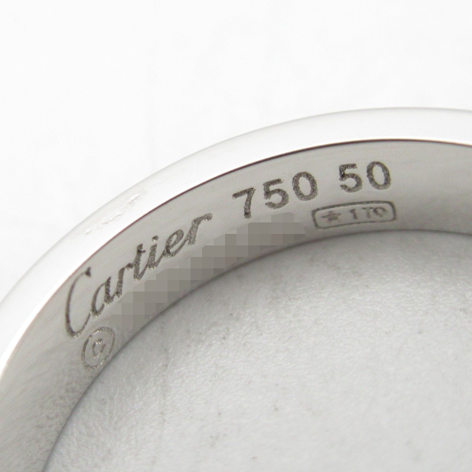 Cartier Cartier Mini Love Ring K18Wg (White Gold) Silver Size ONE SIZE - 4 Thumbnail