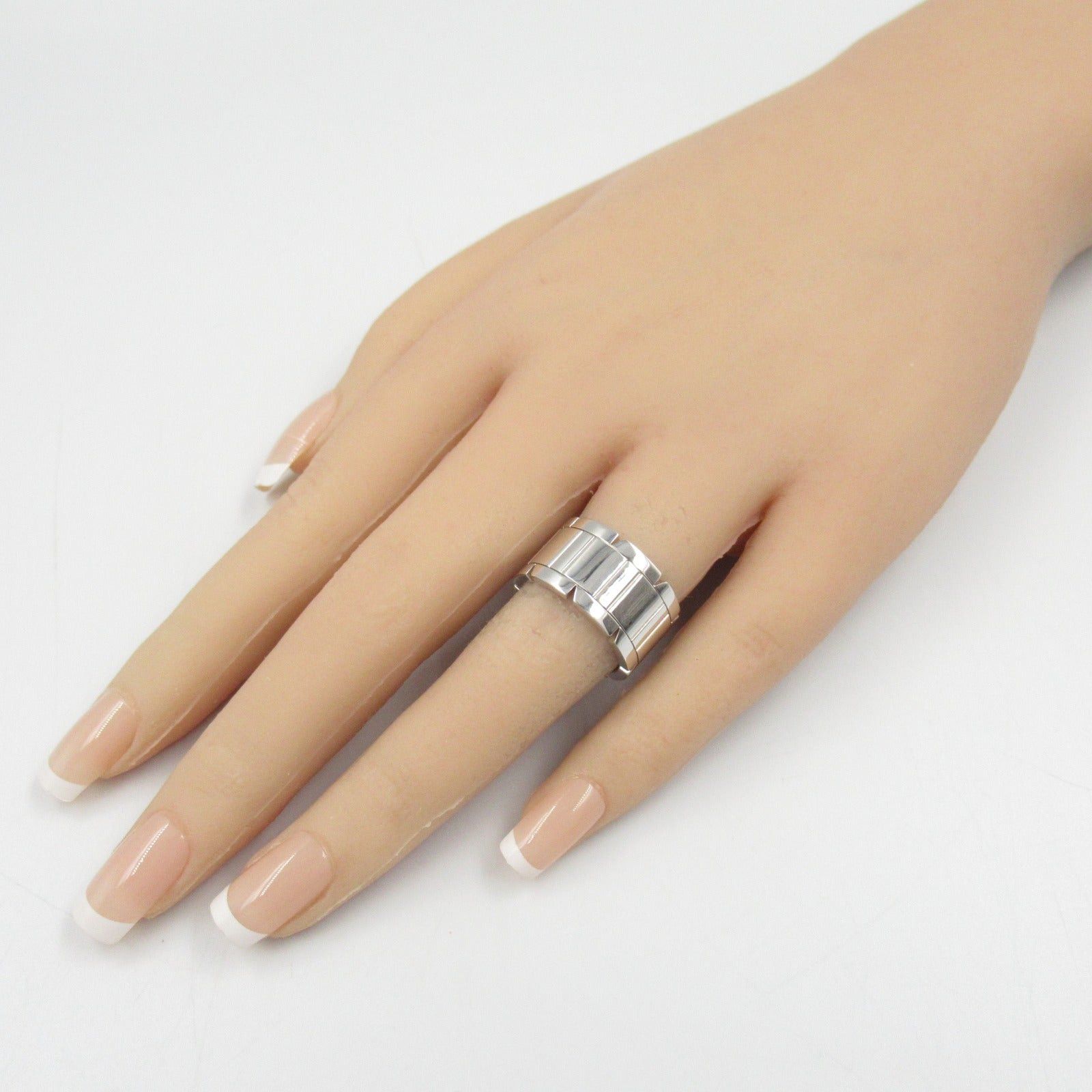 Cartier Cartier Tank Francaise Ring K18Wg (White Gold) Silver Size ONE SIZE - 7 Thumbnail