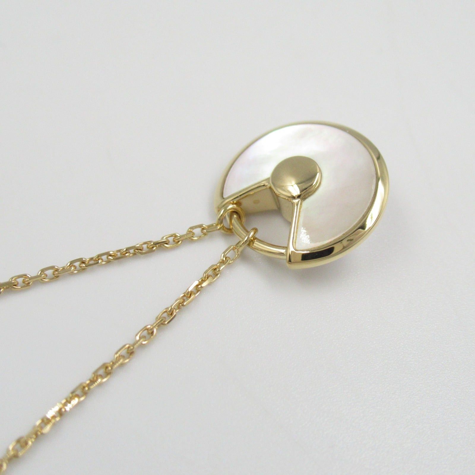 Cartier Cartier Amulet Necklace Mother Of Pearl K18 (Yellow Gold) Diamond Clear White Size ONE SIZE - 6 Thumbnail