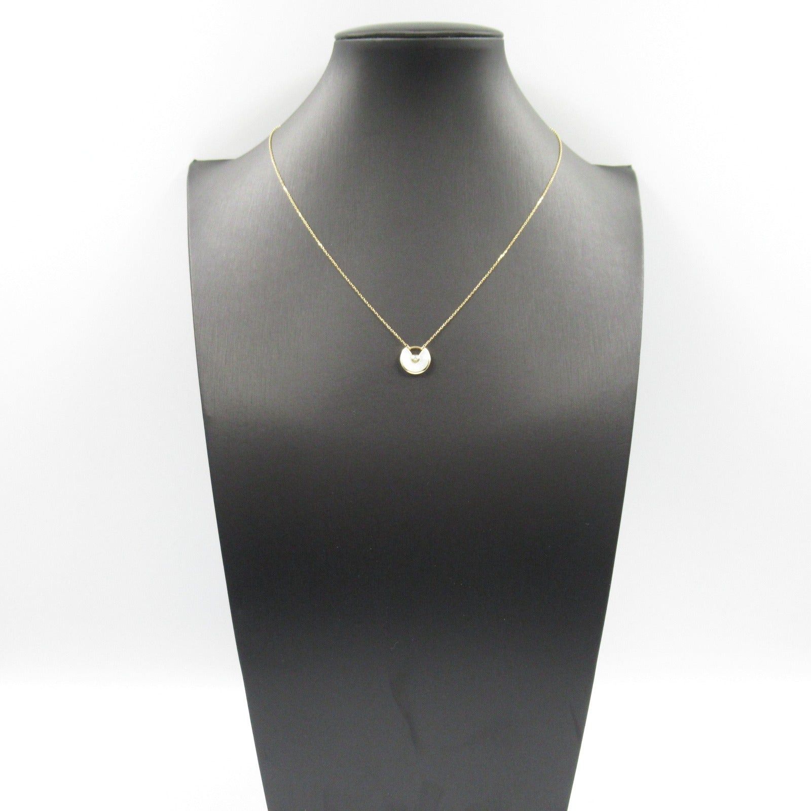 Cartier Cartier Amulet Necklace Mother Of Pearl K18 (Yellow Gold) Diamond Clear White Size ONE SIZE - 7 Thumbnail
