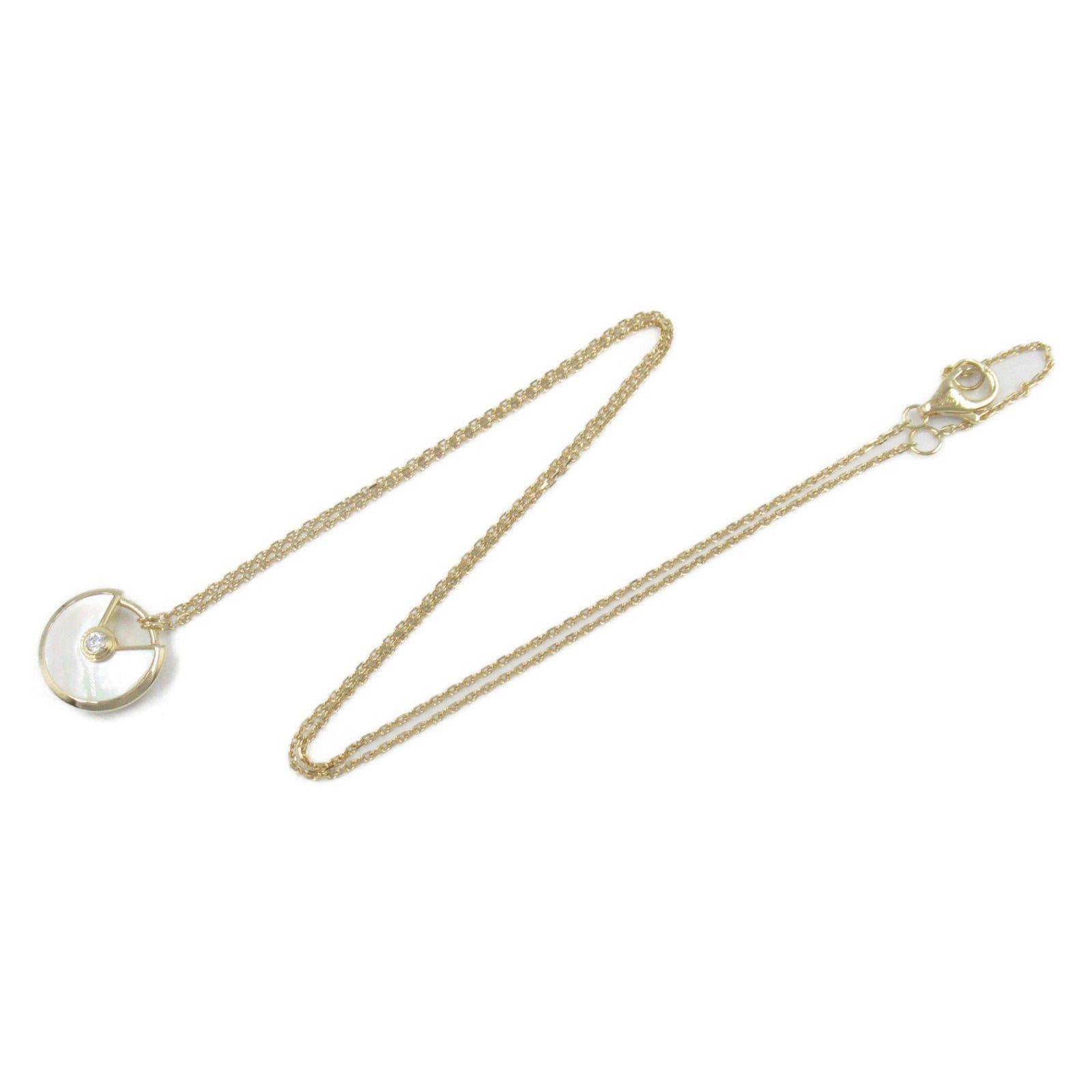 Cartier Cartier Amulet Necklace Mother Of Pearl K18 (Yellow Gold) Diamond Clear White Size ONE SIZE - 3 Thumbnail