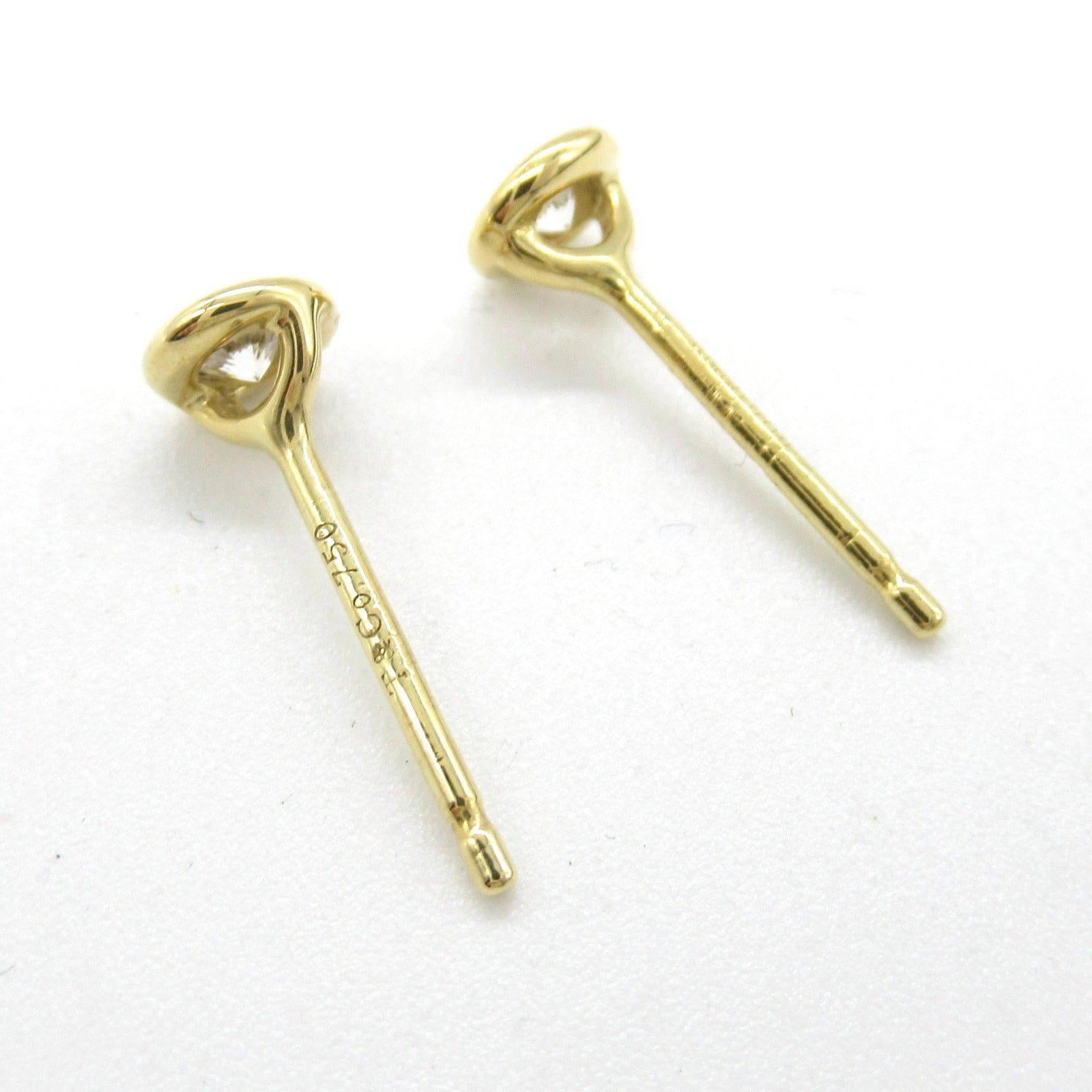 Tiffany & Co. Tiffany Co By-The-Yard Earrings K18 (Yellow Gold) Diamond Clear Size ONE SIZE - 3 Thumbnail