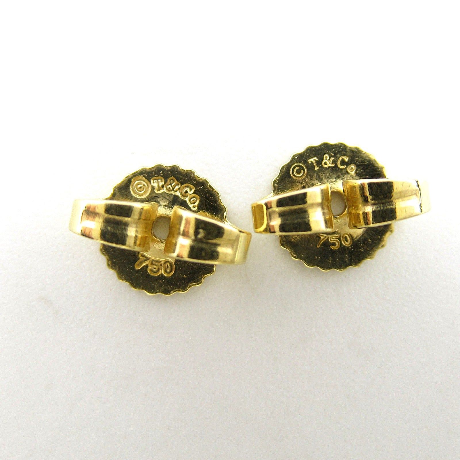 Tiffany & Co. Tiffany Co By-The-Yard Earrings K18 (Yellow Gold) Diamond Clear Size ONE SIZE - 4 Thumbnail