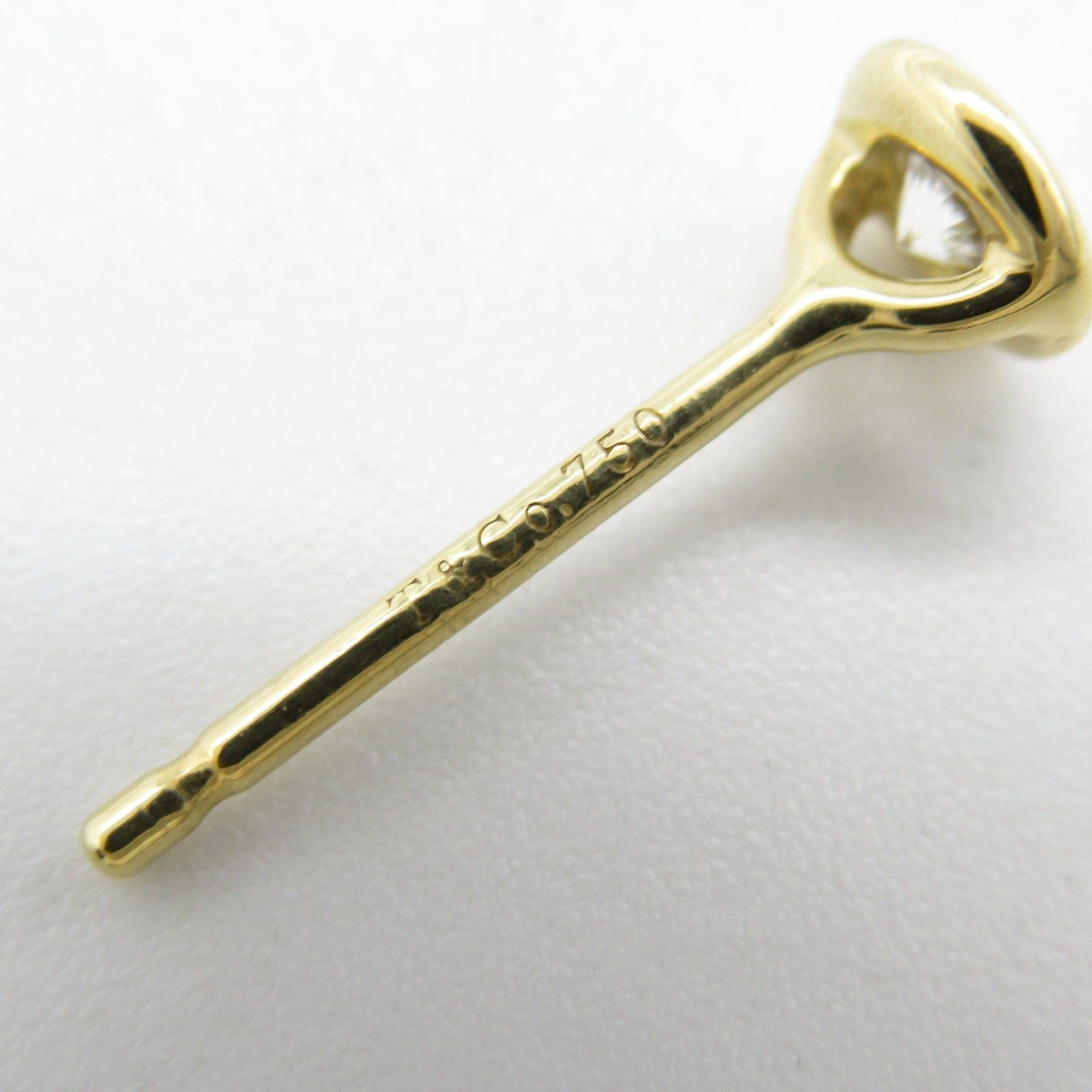 Tiffany & Co. Tiffany Co By-The-Yard Earrings K18 (Yellow Gold) Diamond Clear Size ONE SIZE - 5 Thumbnail