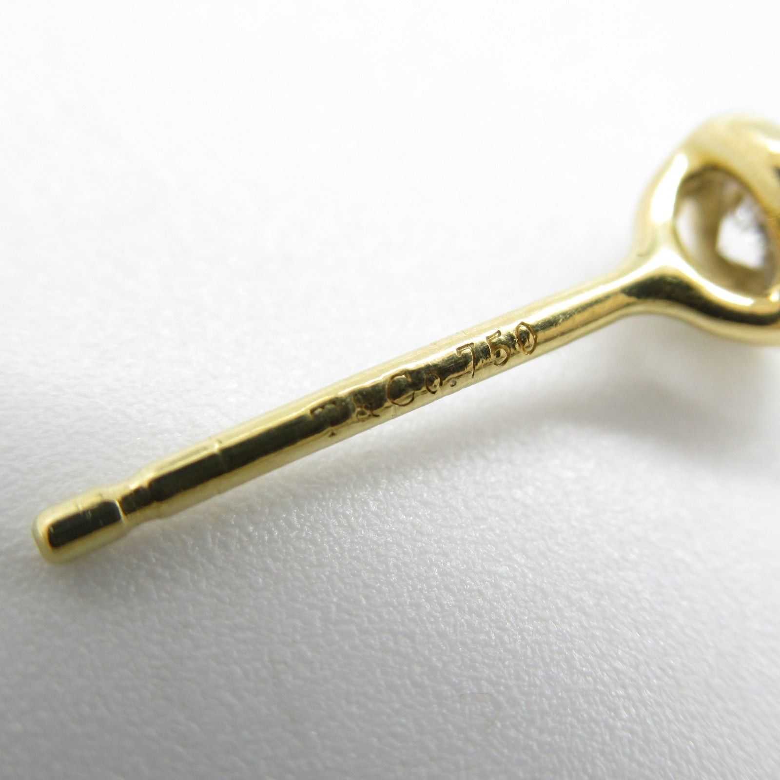 Tiffany & Co. Tiffany Co By-The-Yard Earrings K18 (Yellow Gold) Diamond Clear Size ONE SIZE - 6 Thumbnail