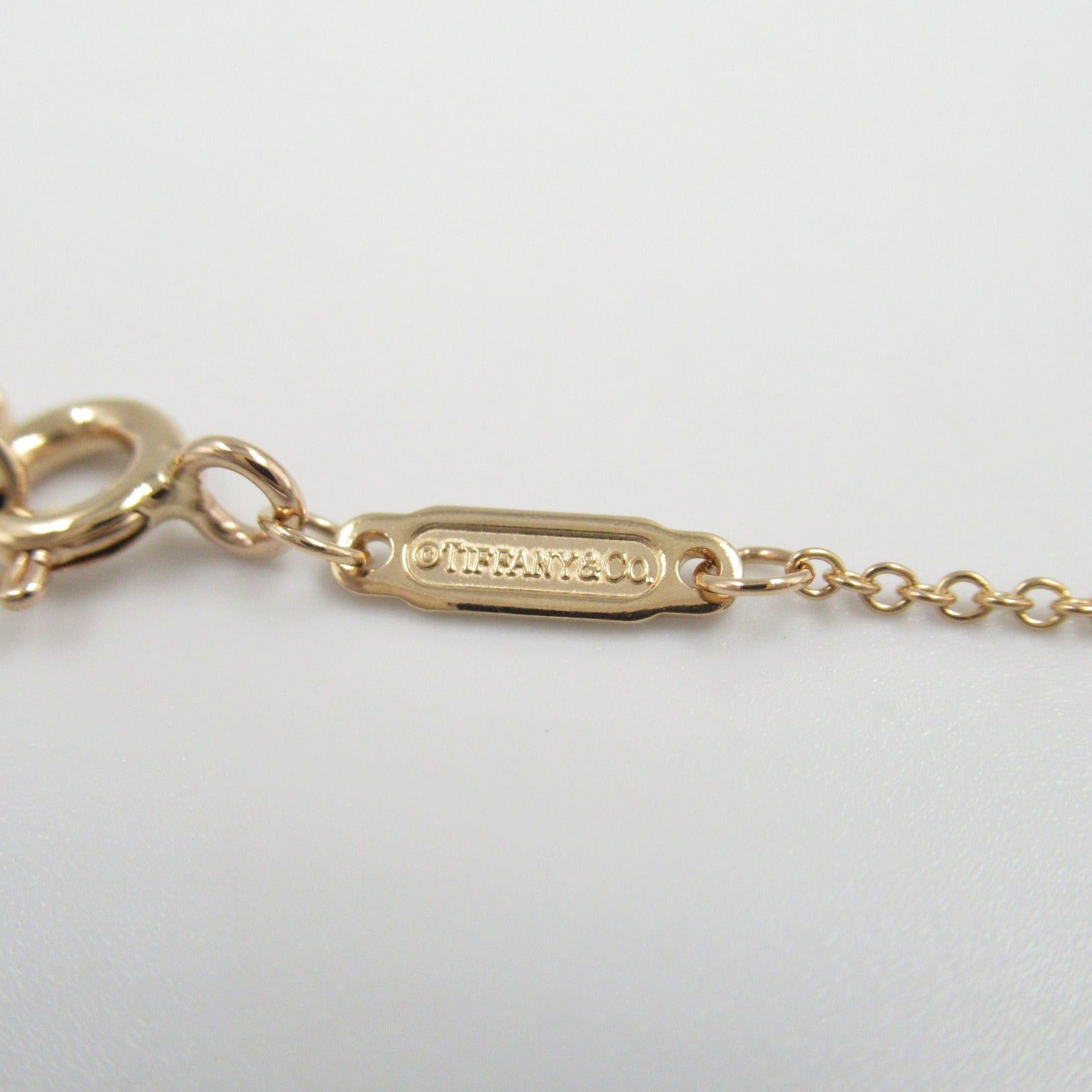 Tiffany & Co. Tiffany Co T-Smile Mini Diamond Necklace K18Pg (Pink Gold) Clear Size ONE SIZE - 4 Thumbnail