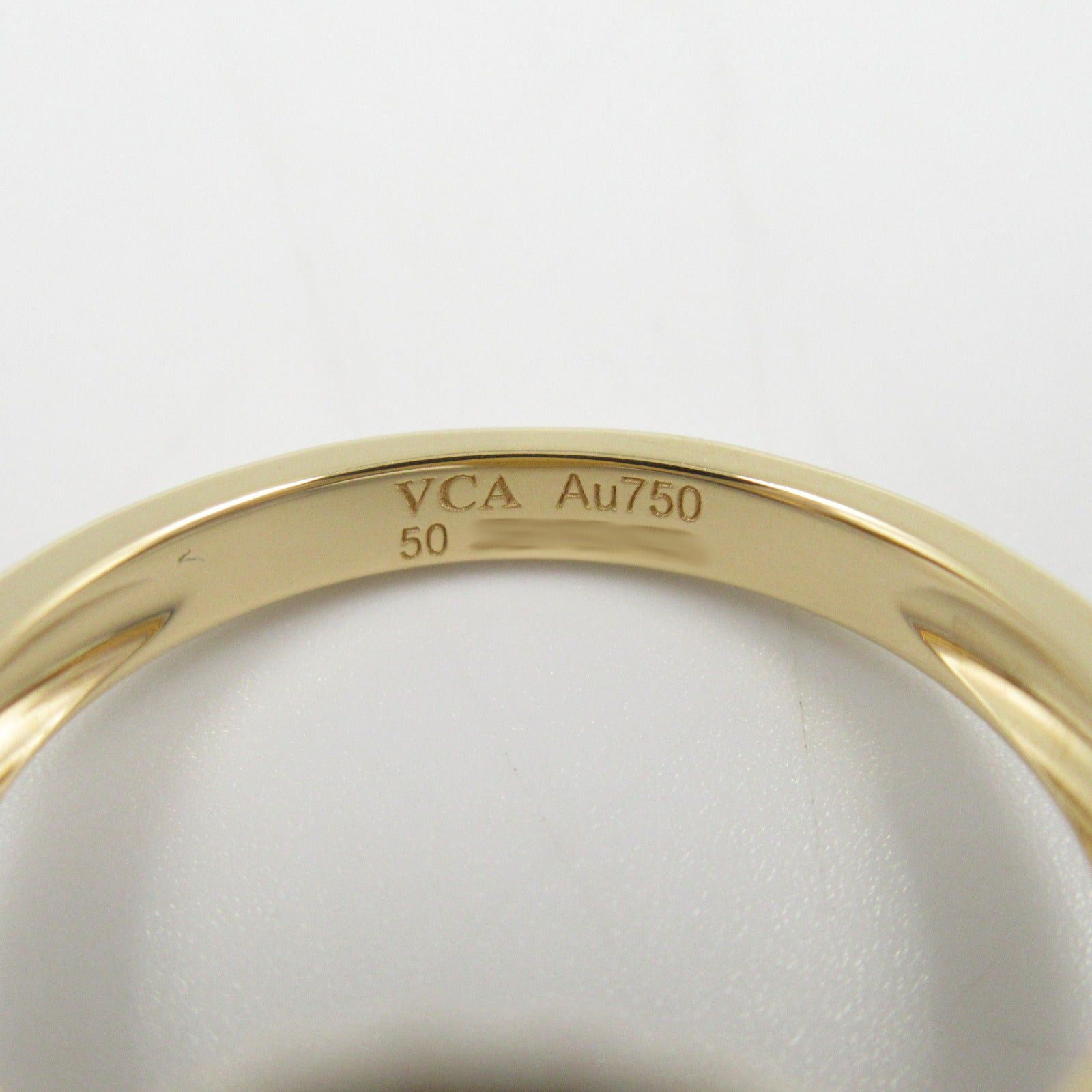 Van Cleef & Arpels Van Cleef Arpels Alhambra Ring Onyx K18 (Yellow Gold) Diamond Clear Black Size ONE SIZE - 4 Thumbnail