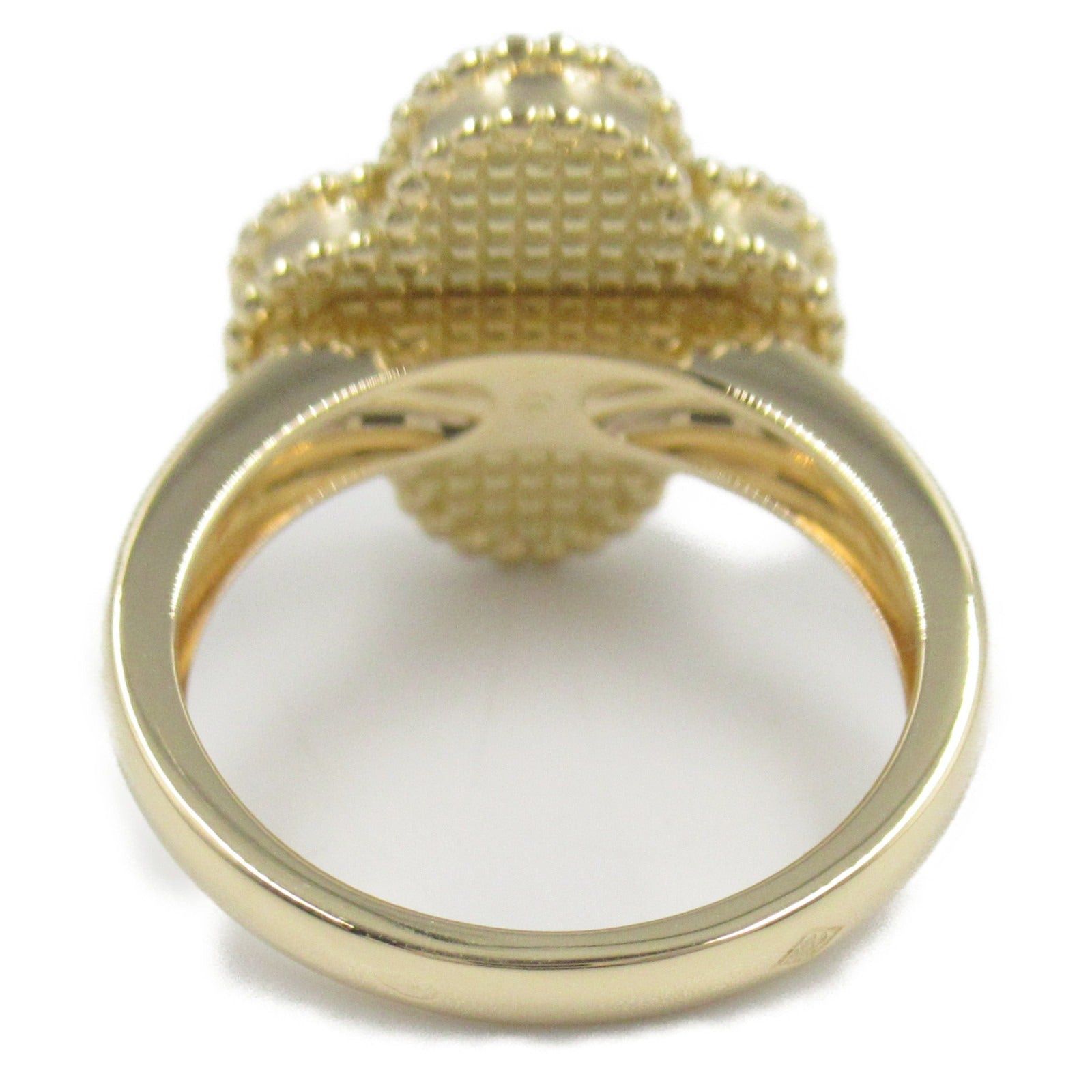 Van Cleef & Arpels Van Cleef Arpels Alhambra Ring Onyx K18 (Yellow Gold) Diamond Clear Black Size ONE SIZE - 3 Thumbnail