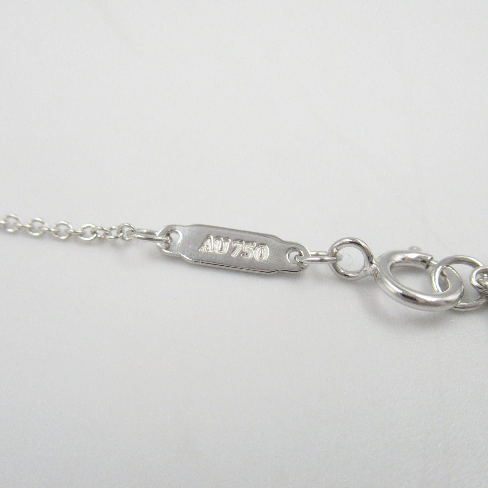 Tiffany & Co. Tiffany Co T-Smile Large Necklace K18Wg (White Gold) Silver Size ONE SIZE - 5 Thumbnail