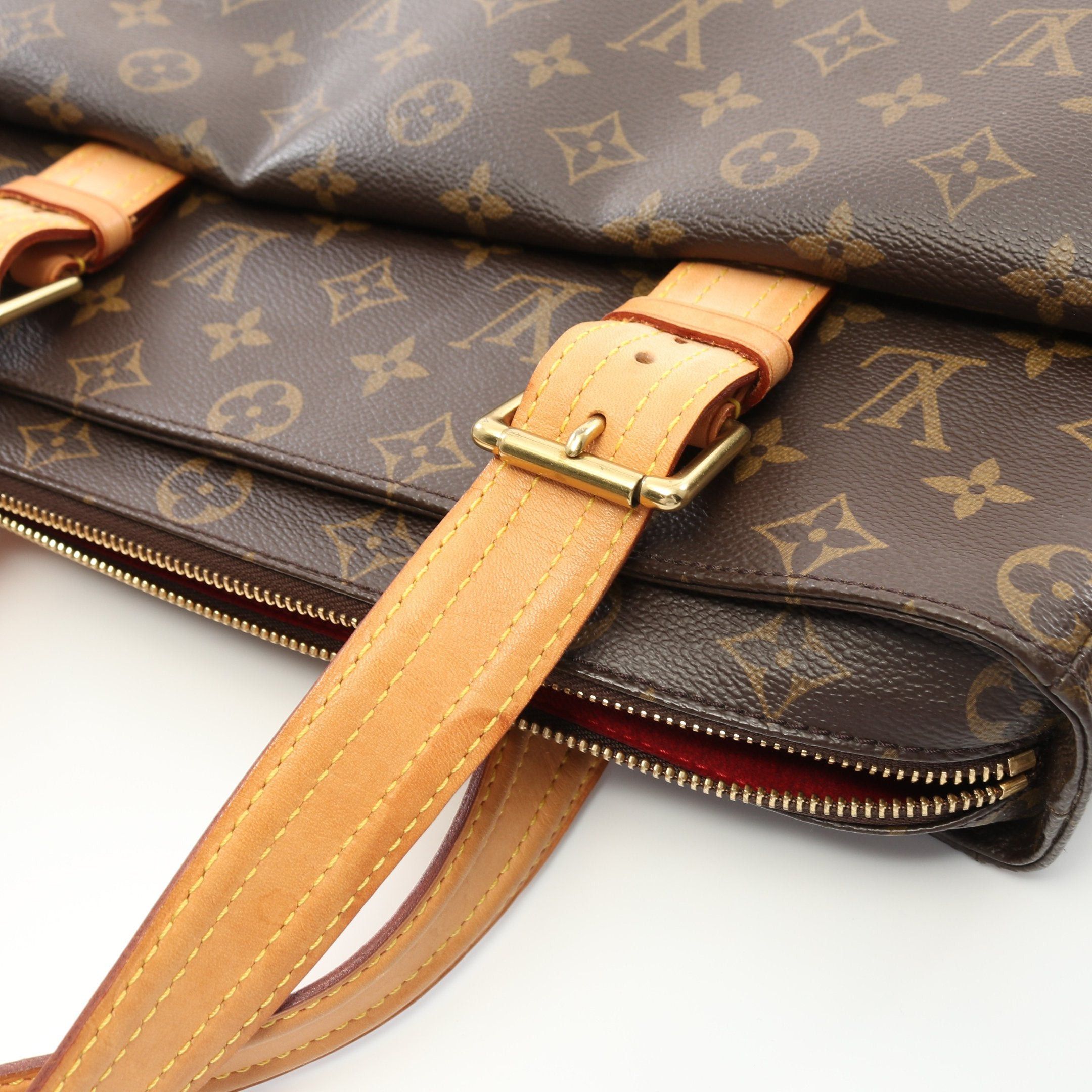 Louis Vuitton Louis Vuitton Multi-Priest Monogram Handbag Leather Brown Size ONE SIZE - 9 Thumbnail