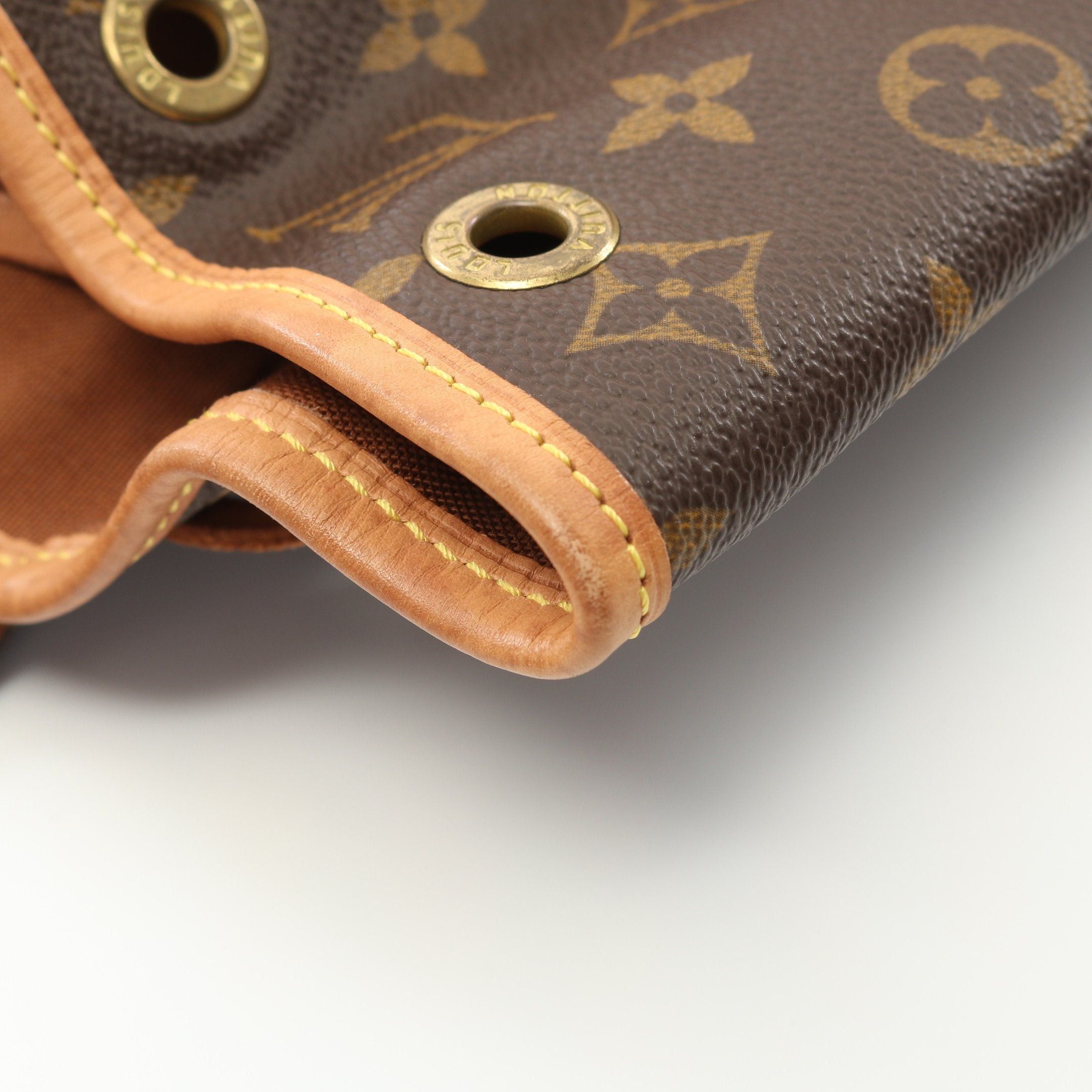 Louis Vuitton Louis Vuitton Montsouris Mm Monogram Backpack Rucksack Leather Brown Size ONE SIZE - 8 Thumbnail