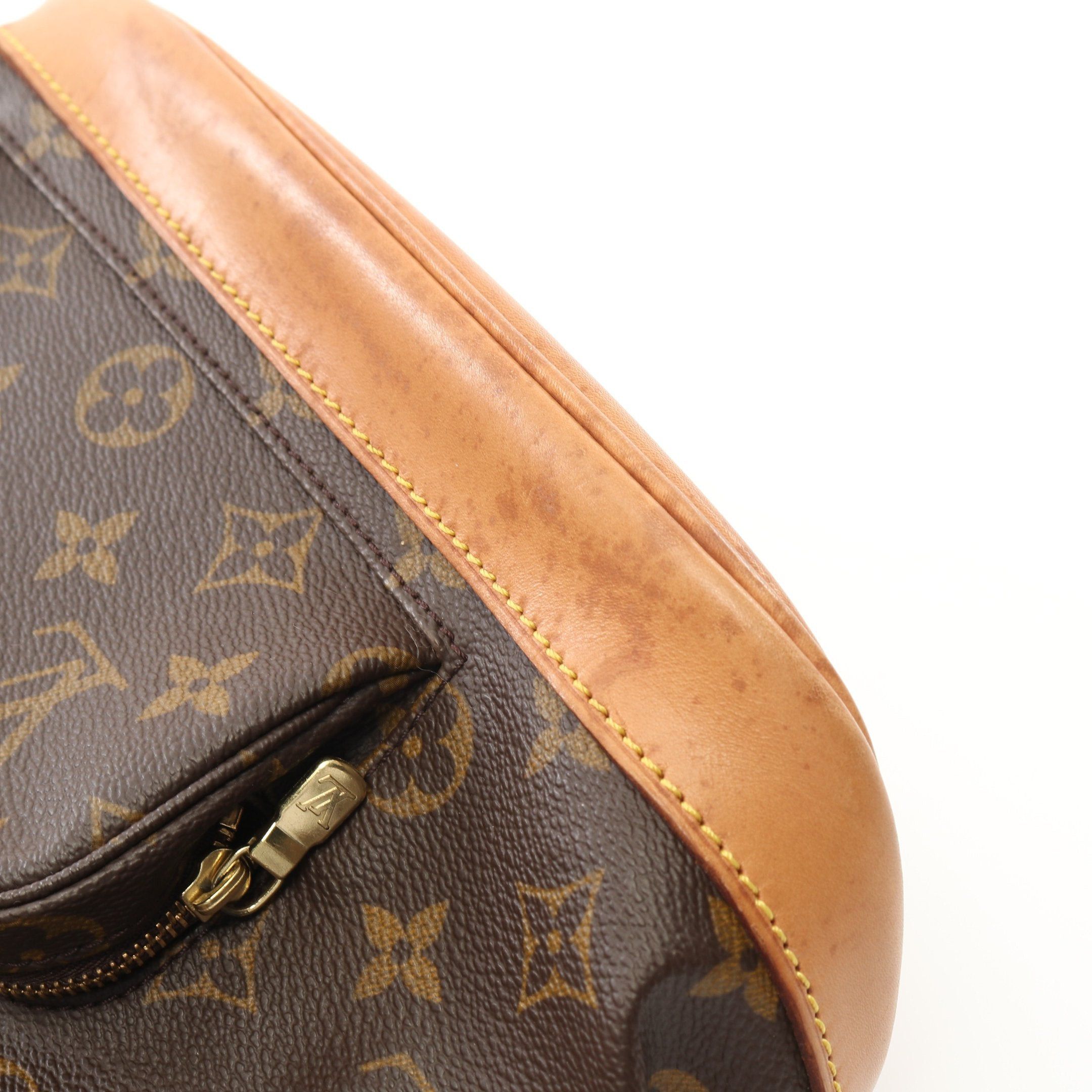 Louis Vuitton Louis Vuitton Montsouris Mm Monogram Backpack Rucksack Leather Brown Size ONE SIZE - 7 Thumbnail