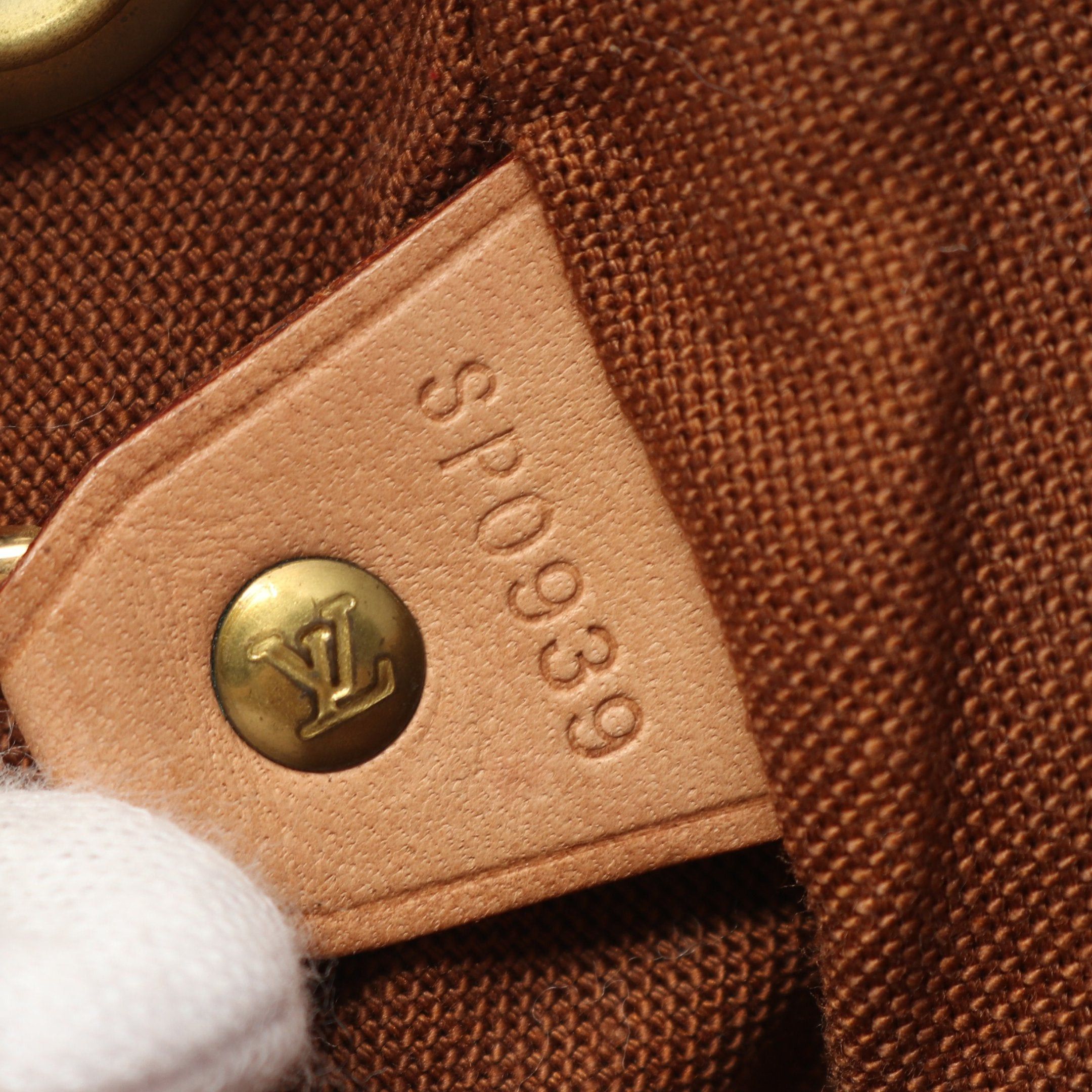 Louis Vuitton Louis Vuitton Montsouris Mm Monogram Backpack Rucksack Leather Brown Size ONE SIZE - 5 Thumbnail