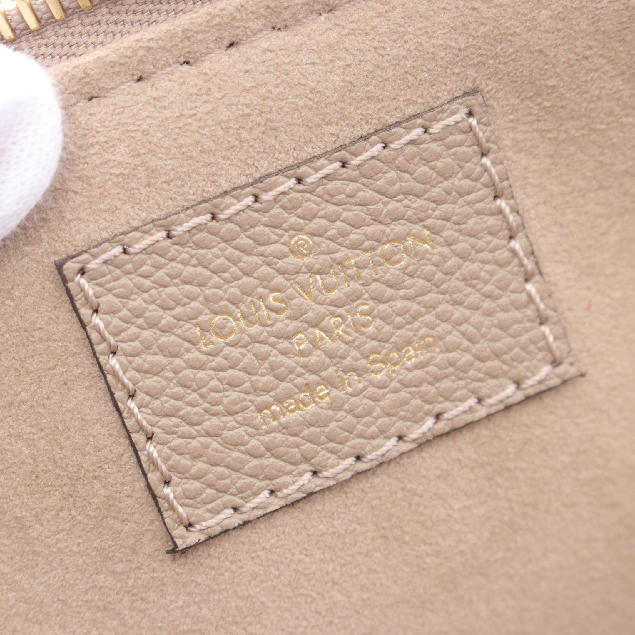 Louis Vuitton Louis Vuitton Petit Pare Pm Monogram Empreinte Tourterelle Claim Handbag Leather Gray Beige Size ONE SIZE - 4 Thumbnail
