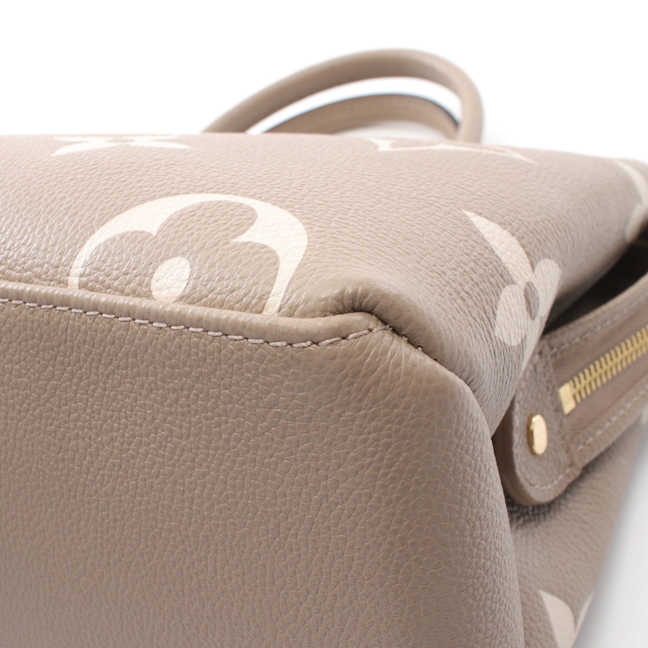 Louis Vuitton Louis Vuitton Petit Pare Pm Monogram Empreinte Tourterelle Claim Handbag Leather Gray Beige Size ONE SIZE - 5 Thumbnail