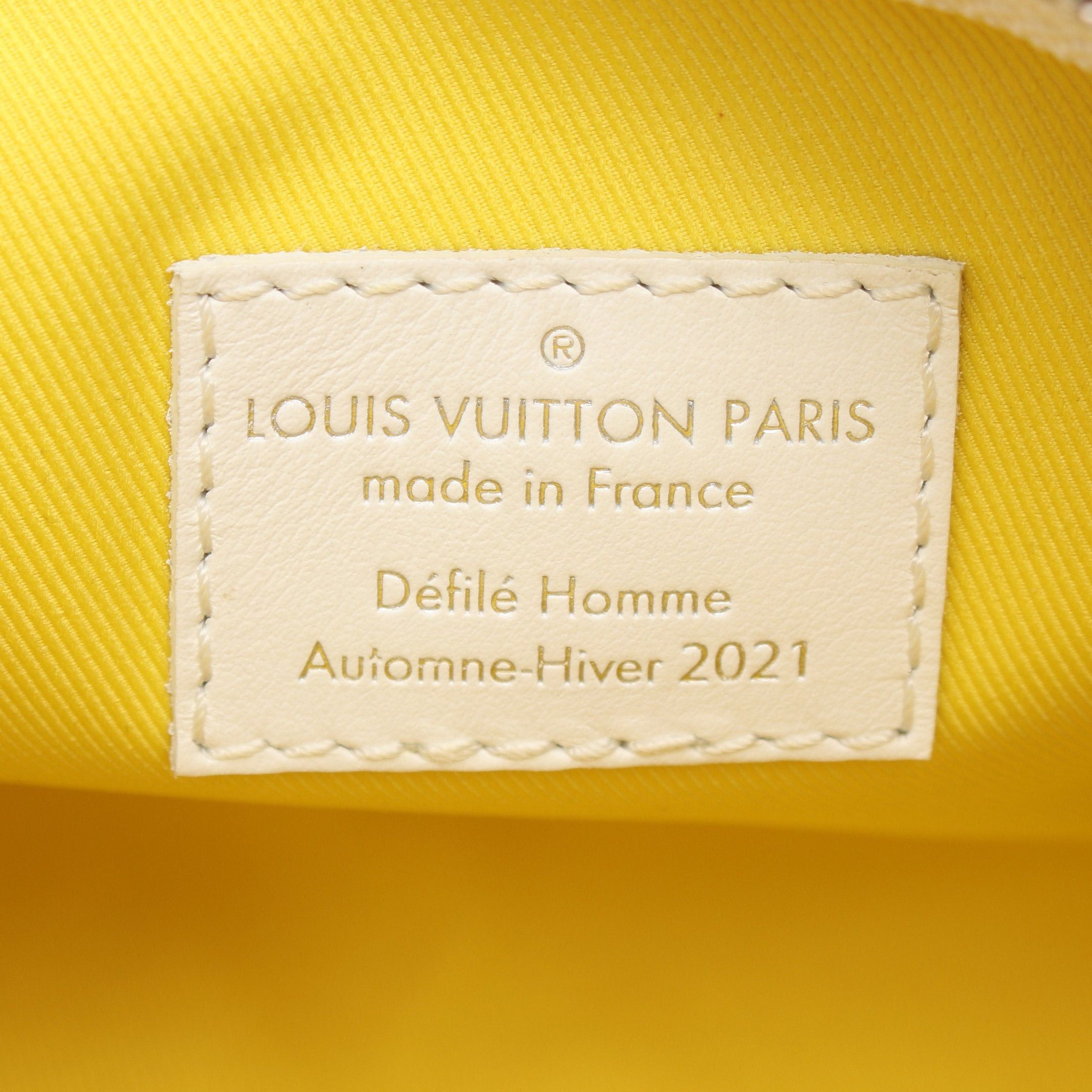 Louis Vuitton Louis Vuitton Keepall Xs Everyday Lv Handbag Mini Boston Bag Leather Yellow White Size ONE SIZE - 4 Thumbnail