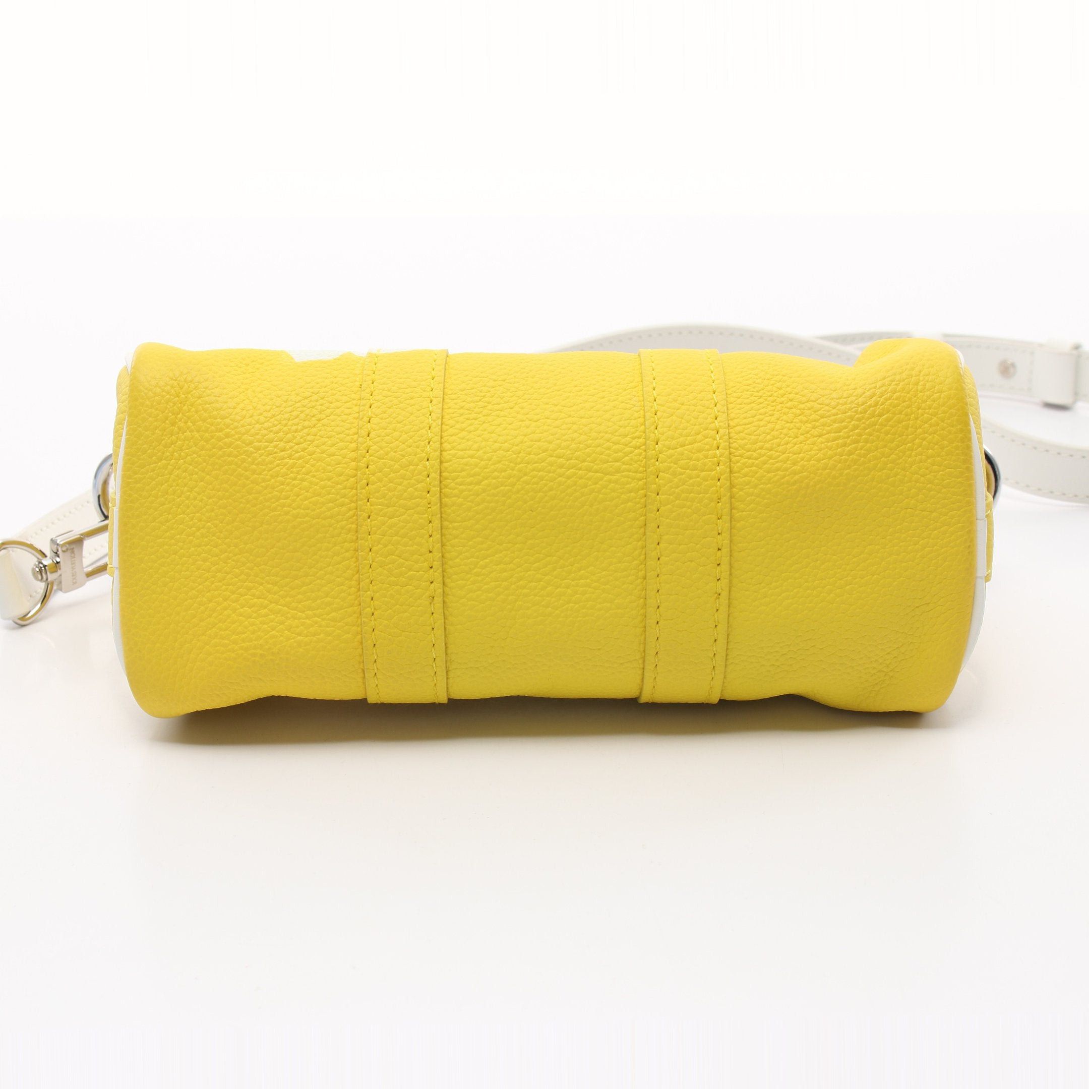 Louis Vuitton Louis Vuitton Keepall Xs Everyday Lv Handbag Mini Boston Bag Leather Yellow White Size ONE SIZE - 10 Thumbnail