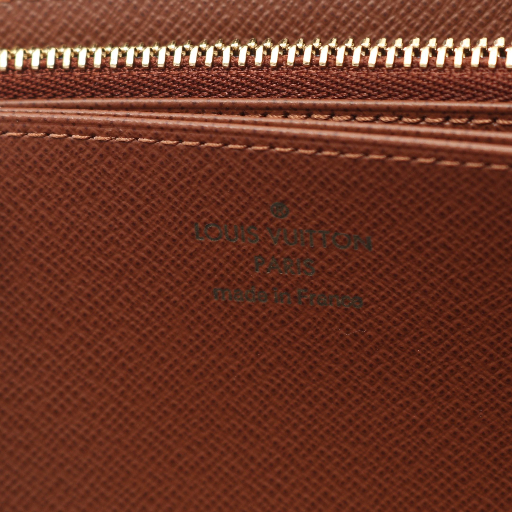 Louis Vuitton Louis Vuitton Zippy Wallet Monogram Round Zipper Long Brown Size ONE SIZE - 4 Thumbnail