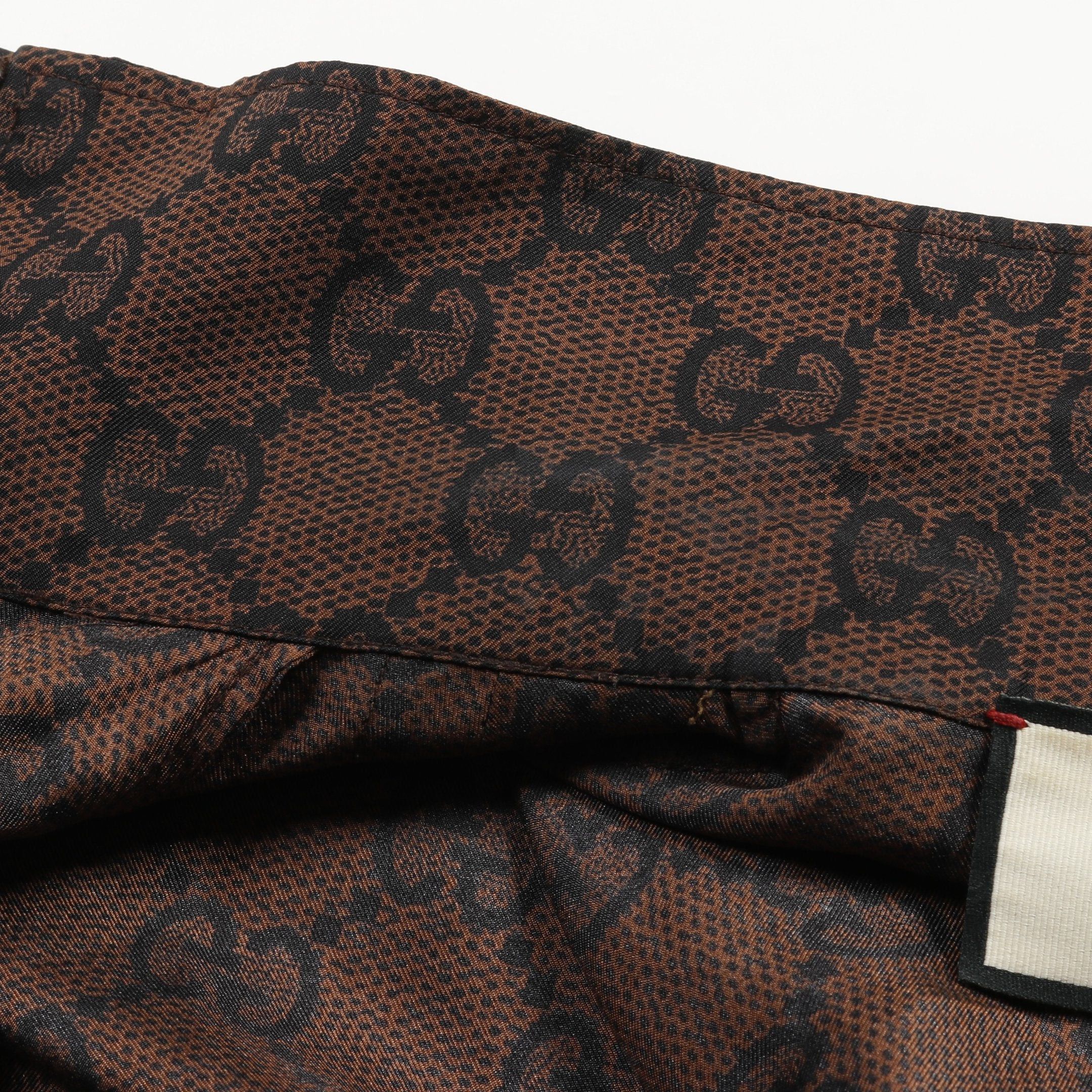 Gucci Gucci Gg Supreme Zip Up Jacket Track Silk Brown Size ONE SIZE - 8 Thumbnail