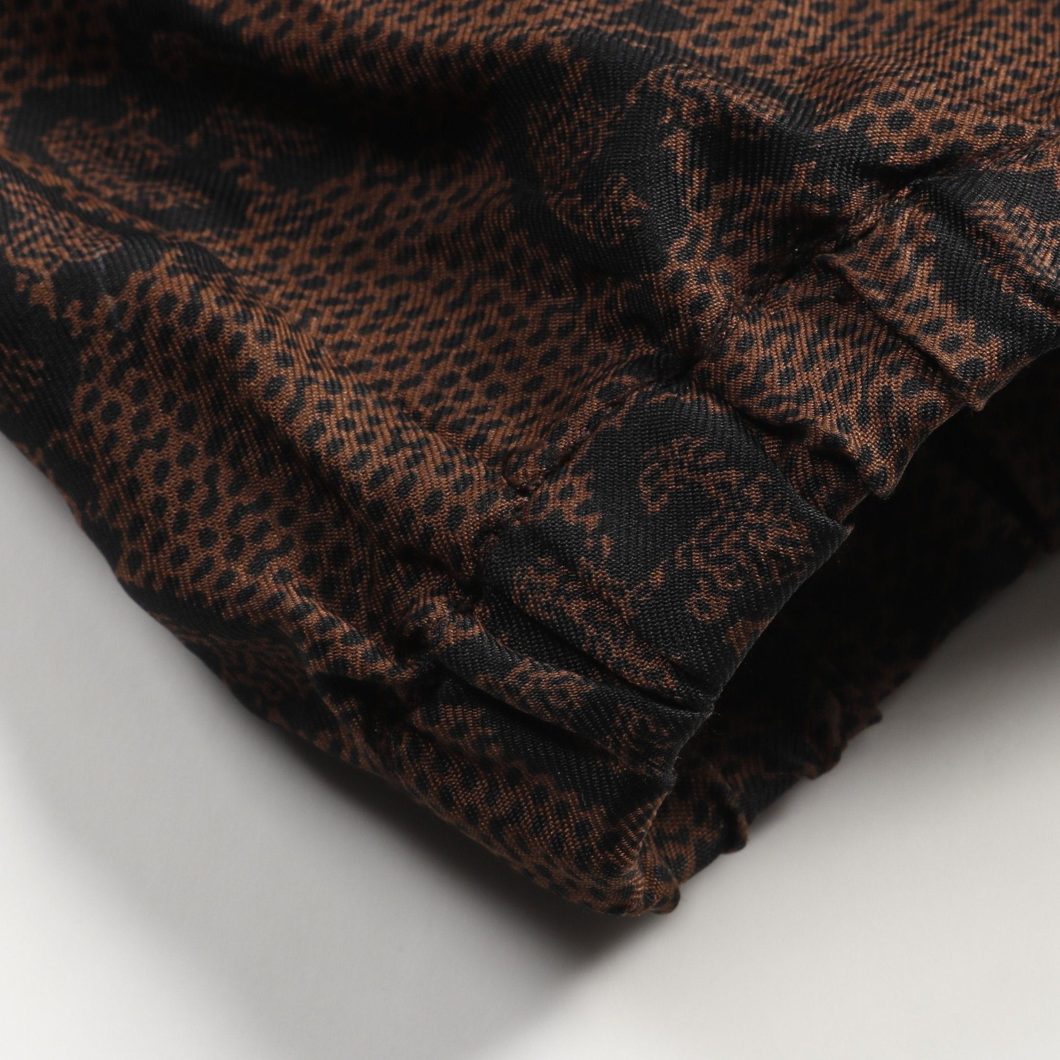 Gucci Gucci Gg Supreme Zip Up Jacket Track Silk Brown Size ONE SIZE - 9 Thumbnail
