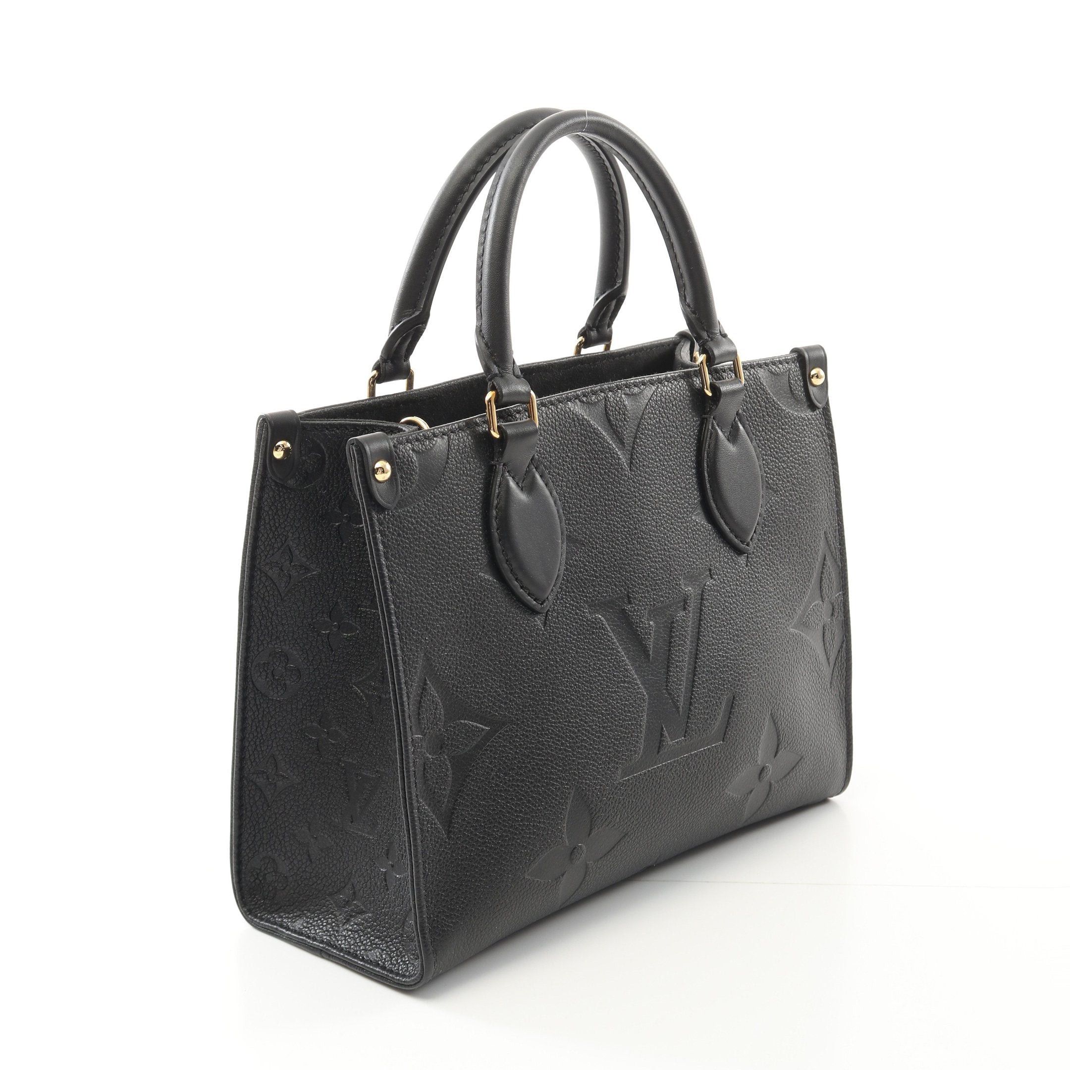 Louis Vuitton Louis Vuitton On-The-Go Pm Monogram Empreinte Noir Handbag Leather Black Size ONE SIZE - 2 Thumbnail