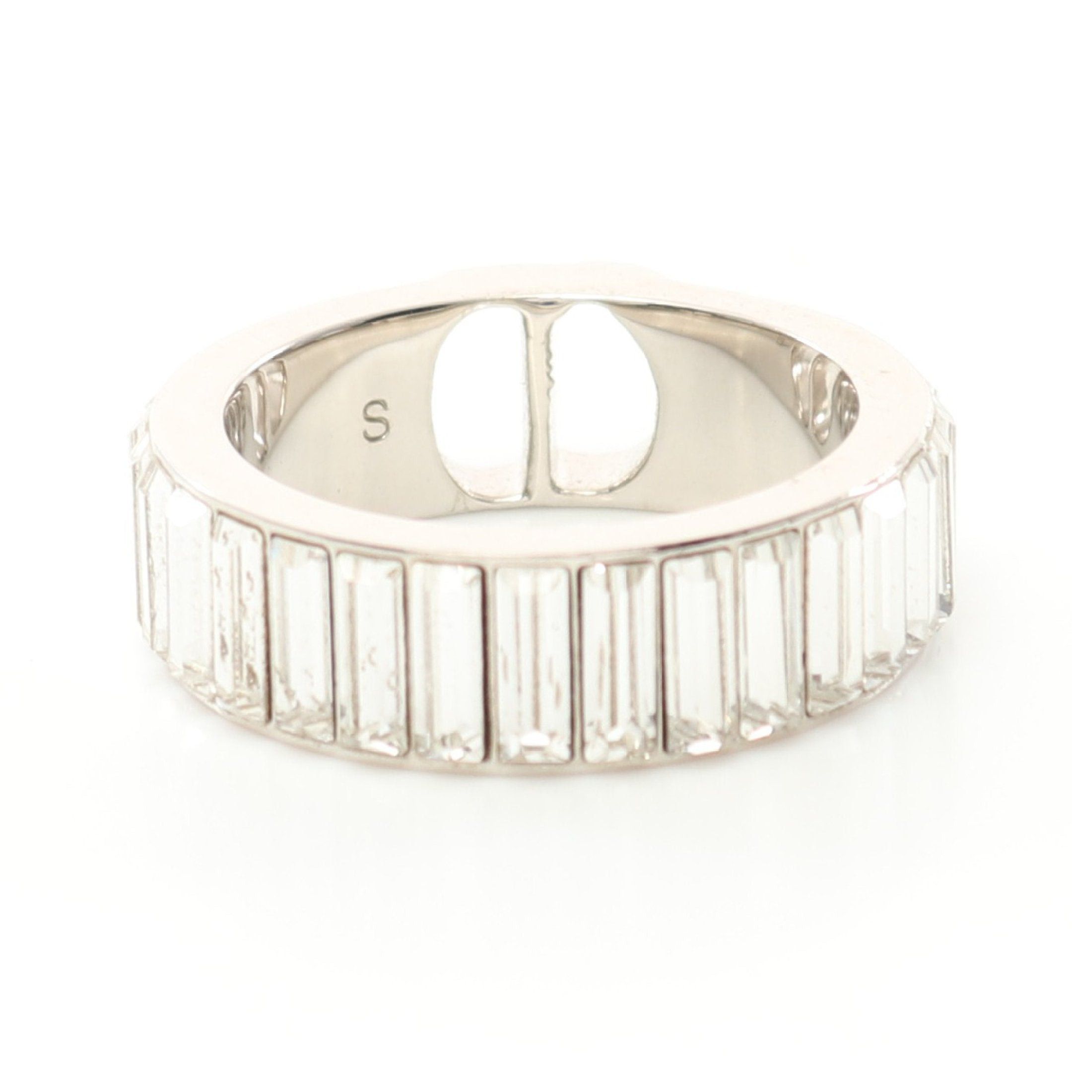 Dior Dior Icon Ring Crystal Silver Clear Size ONE SIZE - 3 Thumbnail