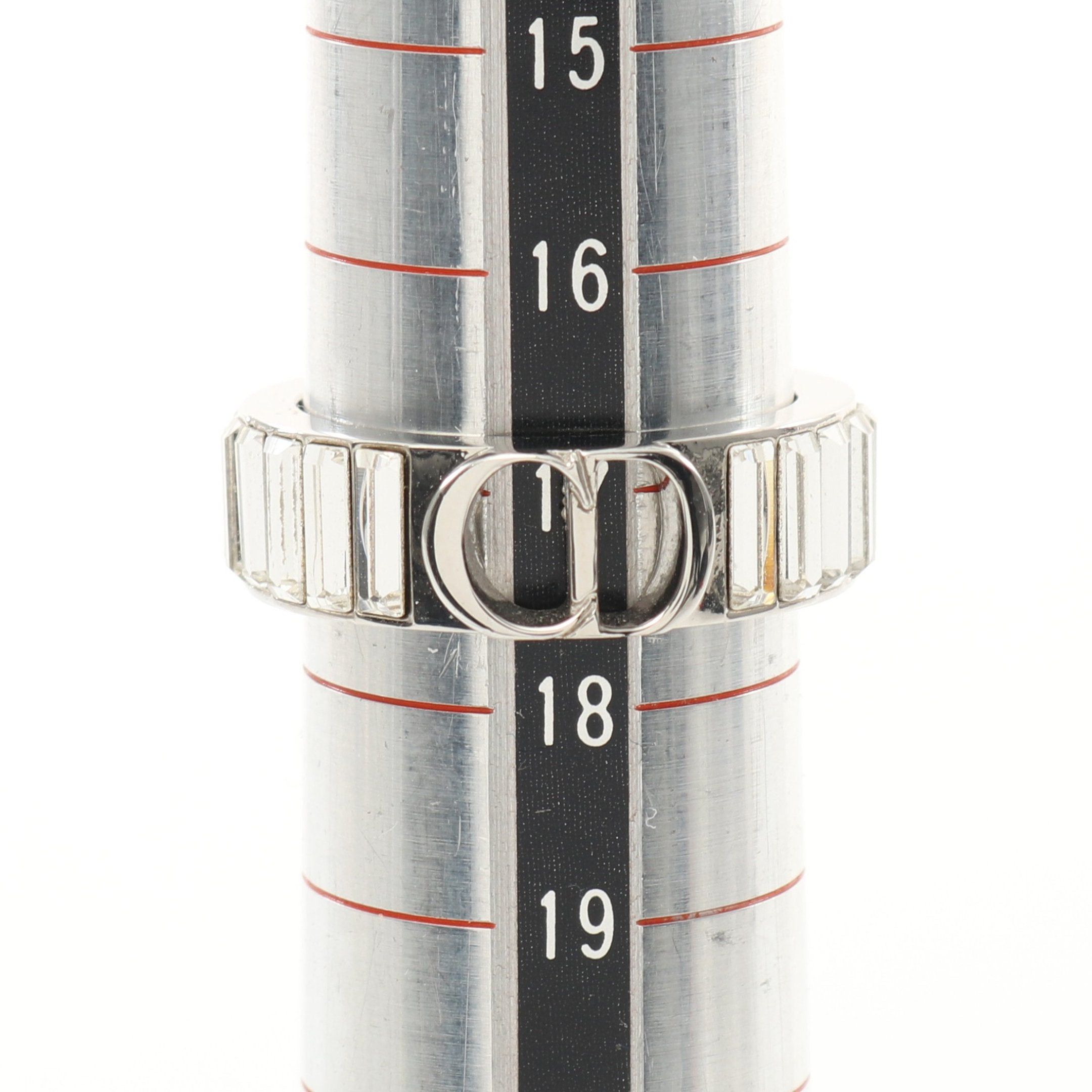 Dior Dior Icon Ring Crystal Silver Clear Size ONE SIZE - 5 Thumbnail