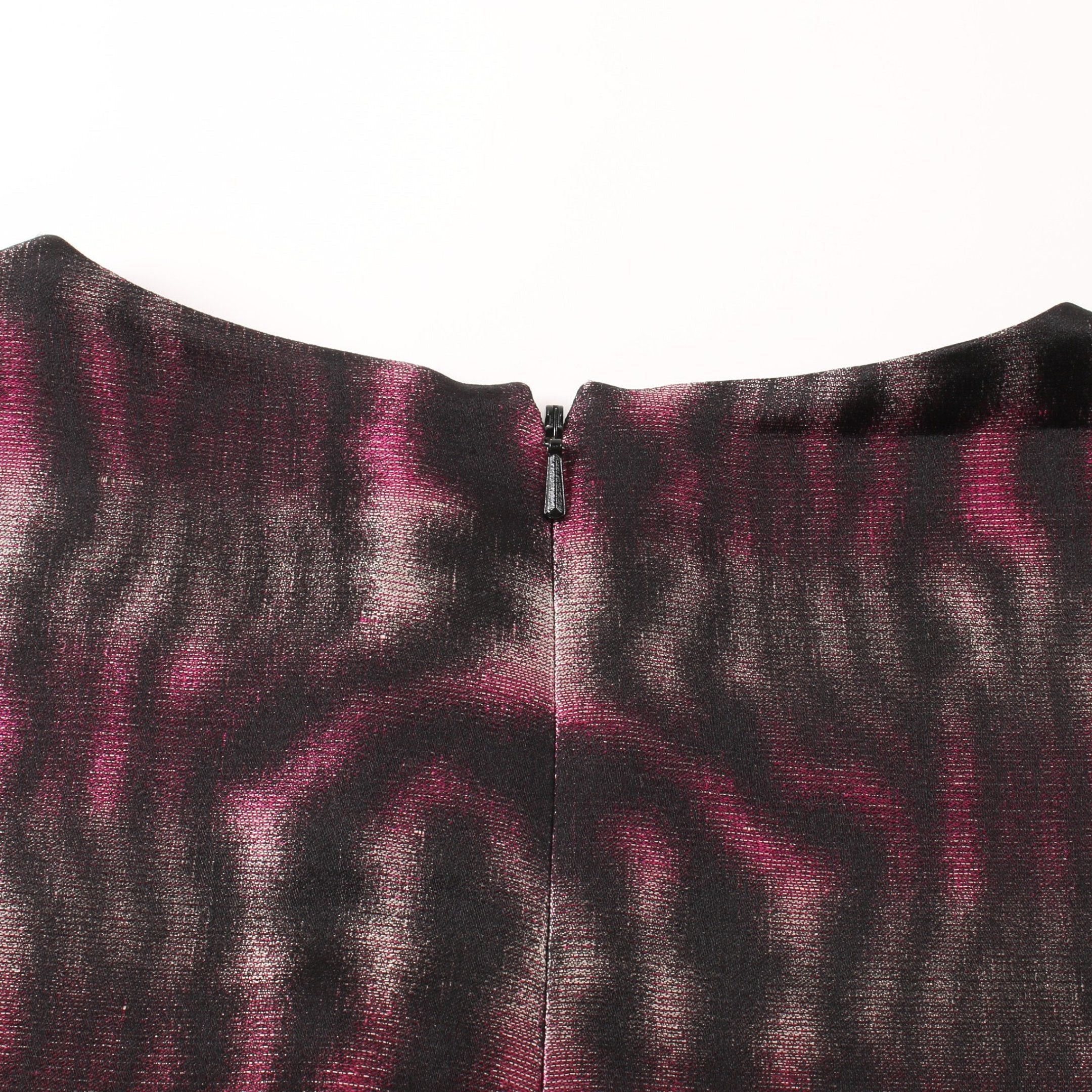 Dior Dior One Piece Stripes Silk Pink Black Size ONE SIZE - 5 Thumbnail