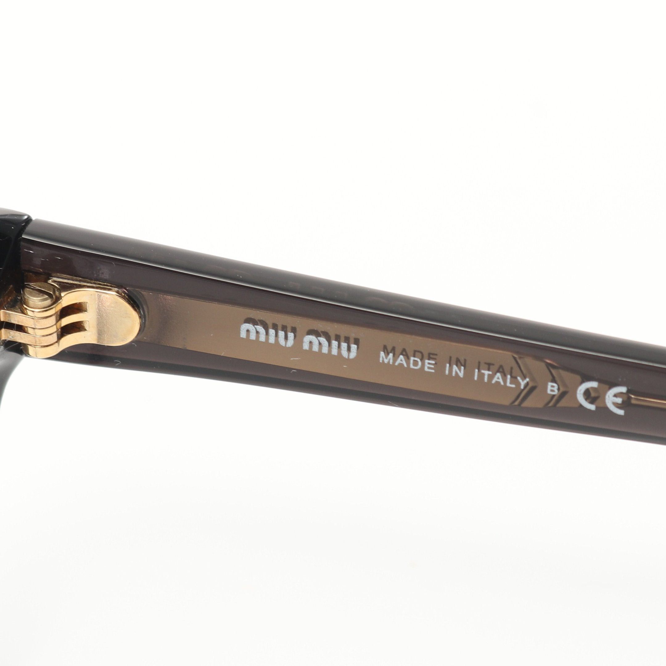 Miu Miu Miu Miu Glasses Black Size ONE SIZE - 4 Thumbnail