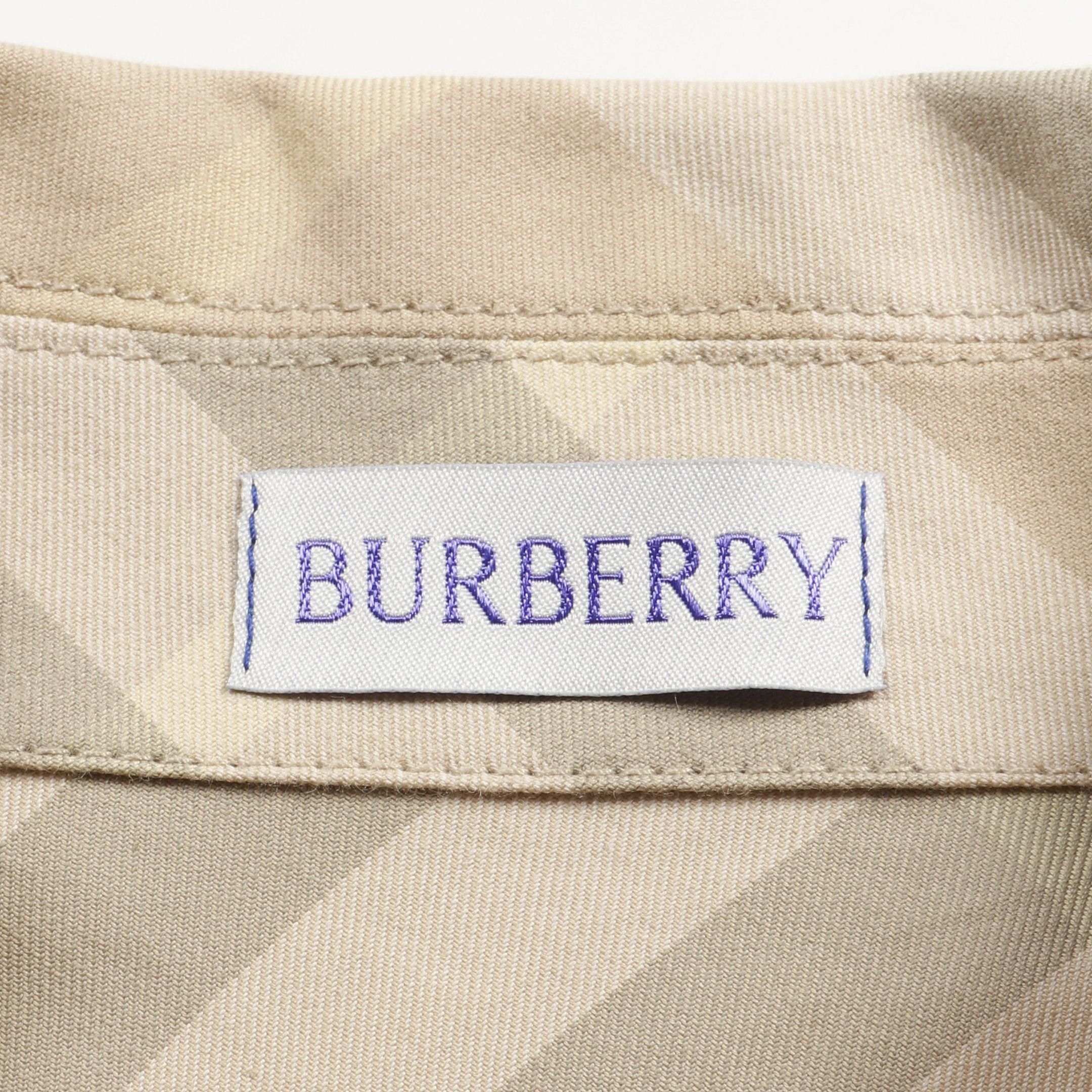 Burberry Burberry Nova Check Shirt Dress Cotton Beige Multicolor Size ONE SIZE - 3 Thumbnail