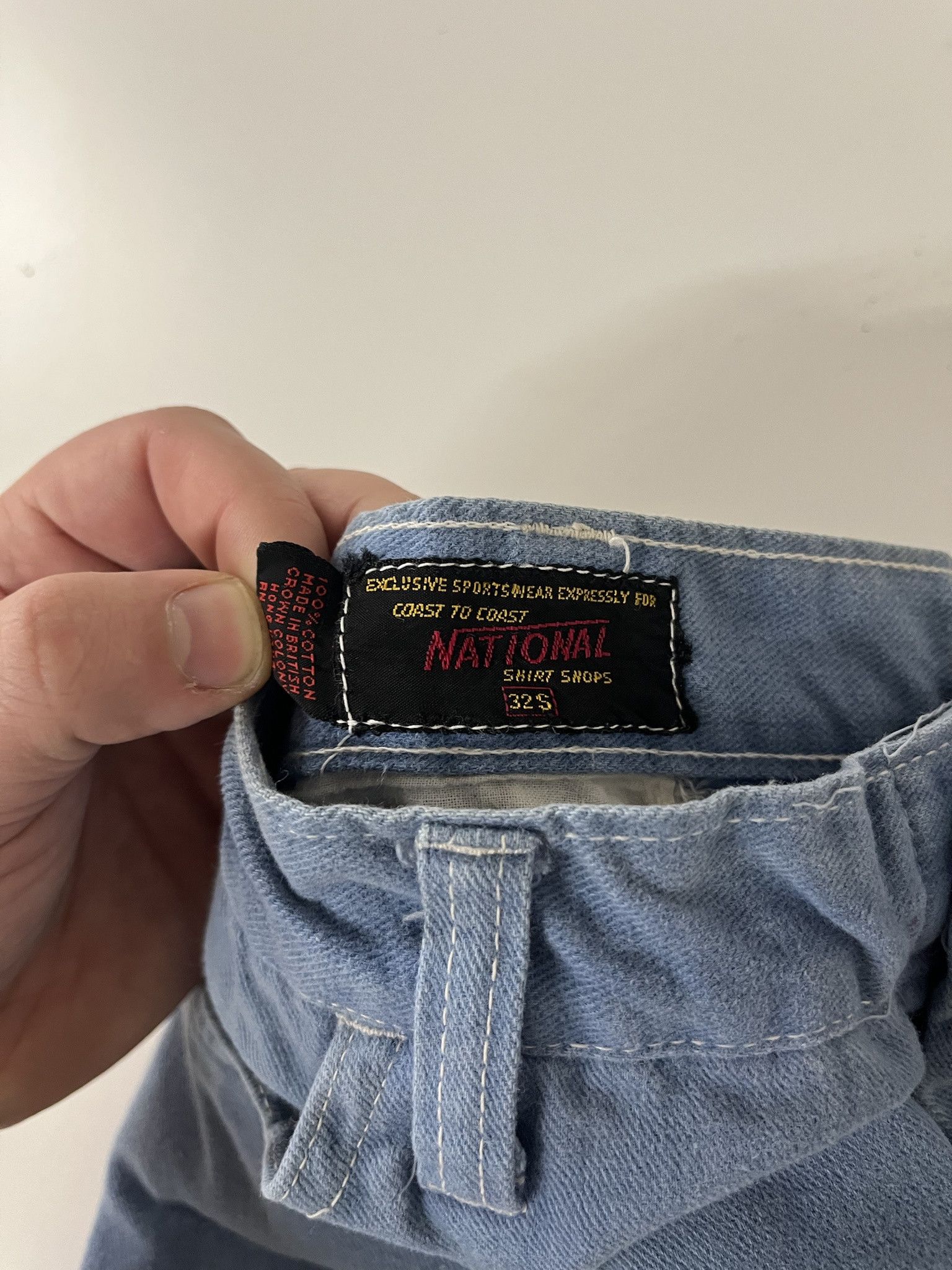 Levi's Vintage 1970s Flare Blue Denim Size US 30 / EU 46 - 5 Thumbnail
