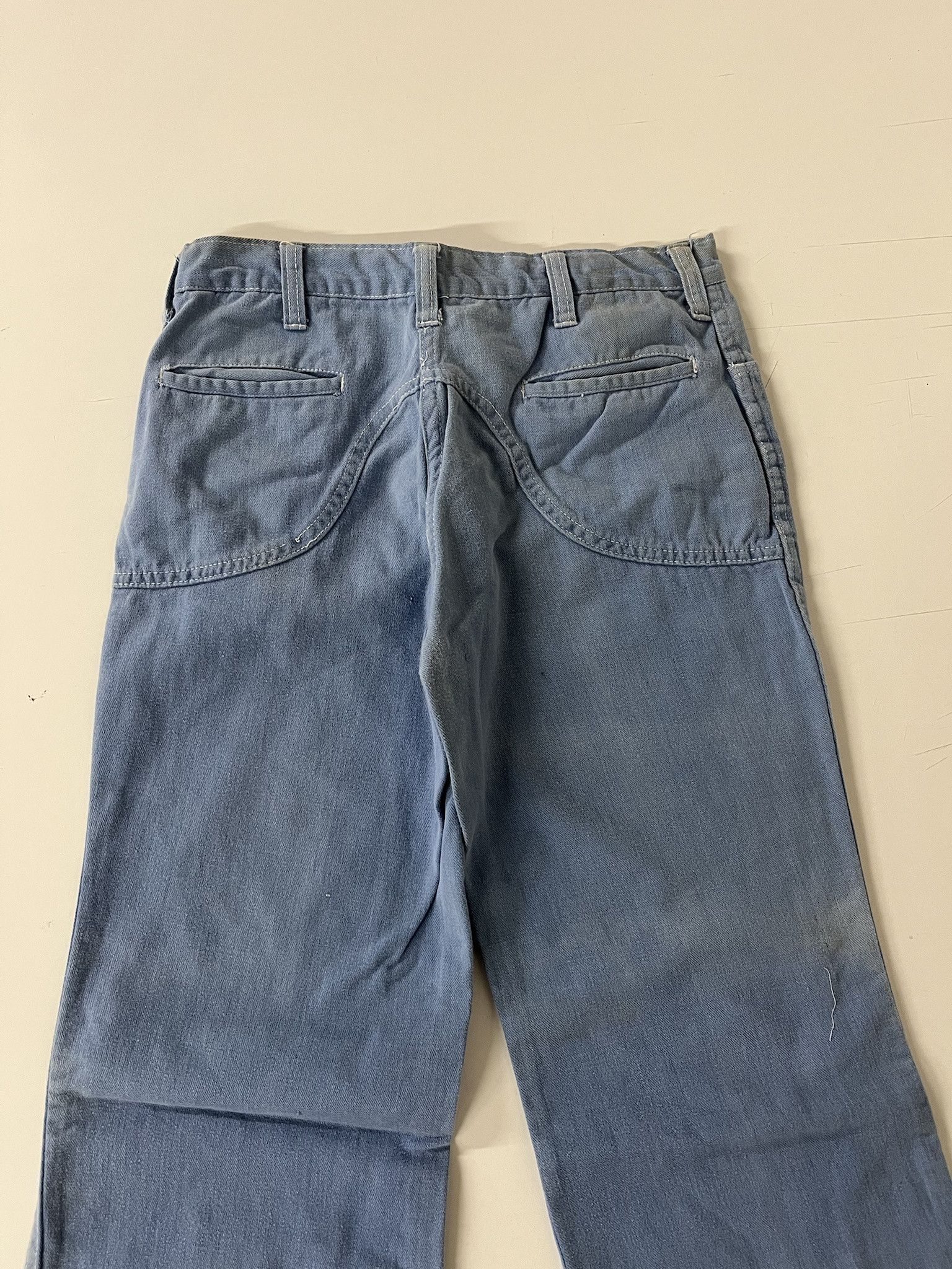 Levi's Vintage 1970s Flare Blue Denim Size US 30 / EU 46 - 9 Thumbnail