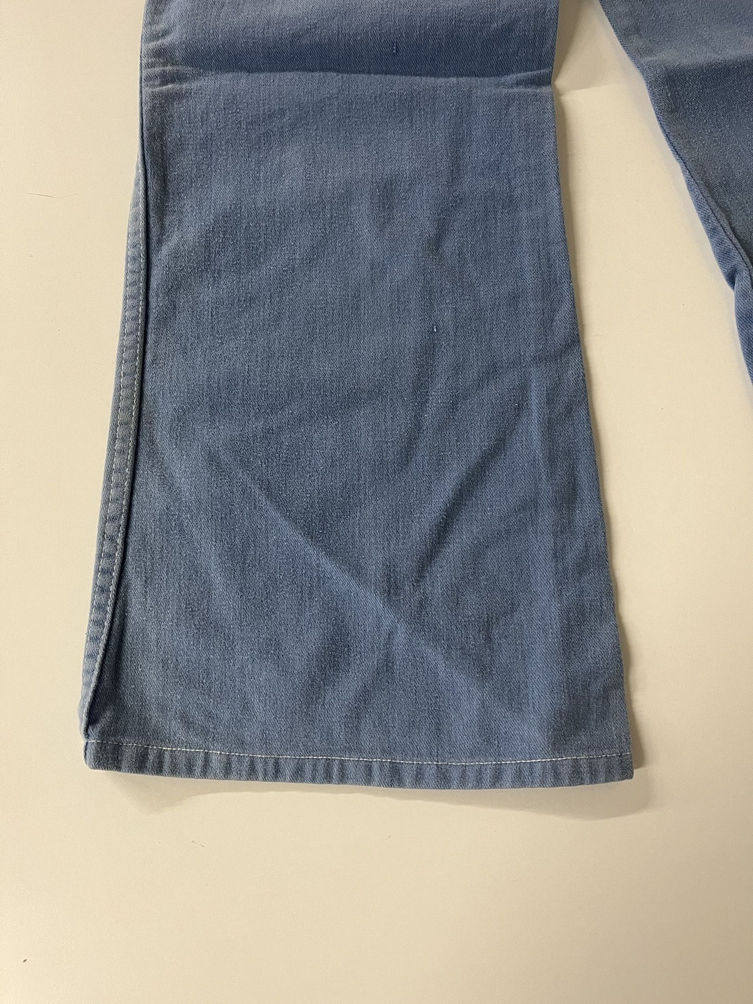 Levi's Vintage 1970s Flare Blue Denim Size US 30 / EU 46 - 7 Thumbnail