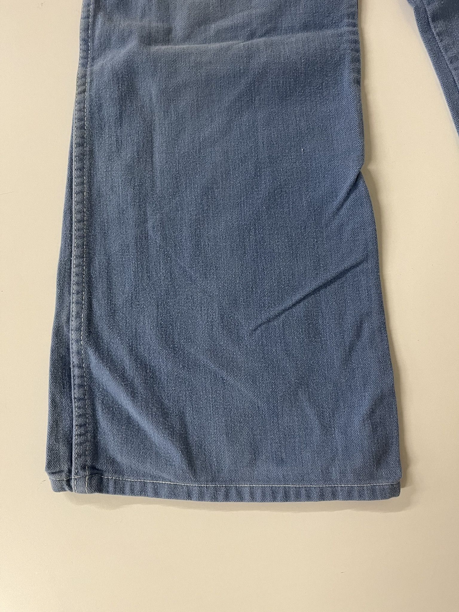 Levi's Vintage 1970s Flare Blue Denim Size US 30 / EU 46 - 3 Thumbnail