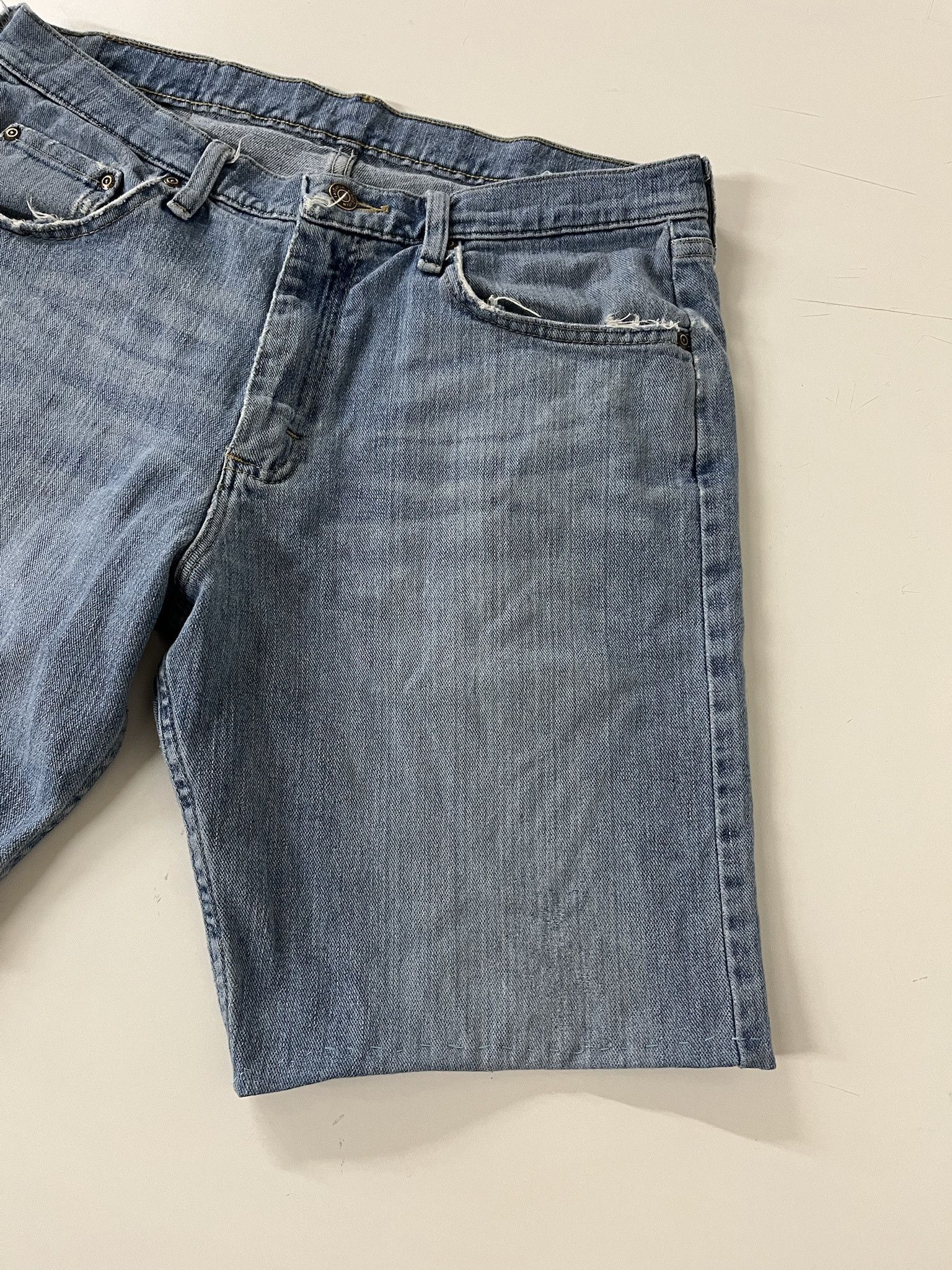 Levi's × Wrangler Vintage 1990s Jean Shorts Wrangler Jorts Size 34 Size US 34 / EU 50 - 3 Thumbnail