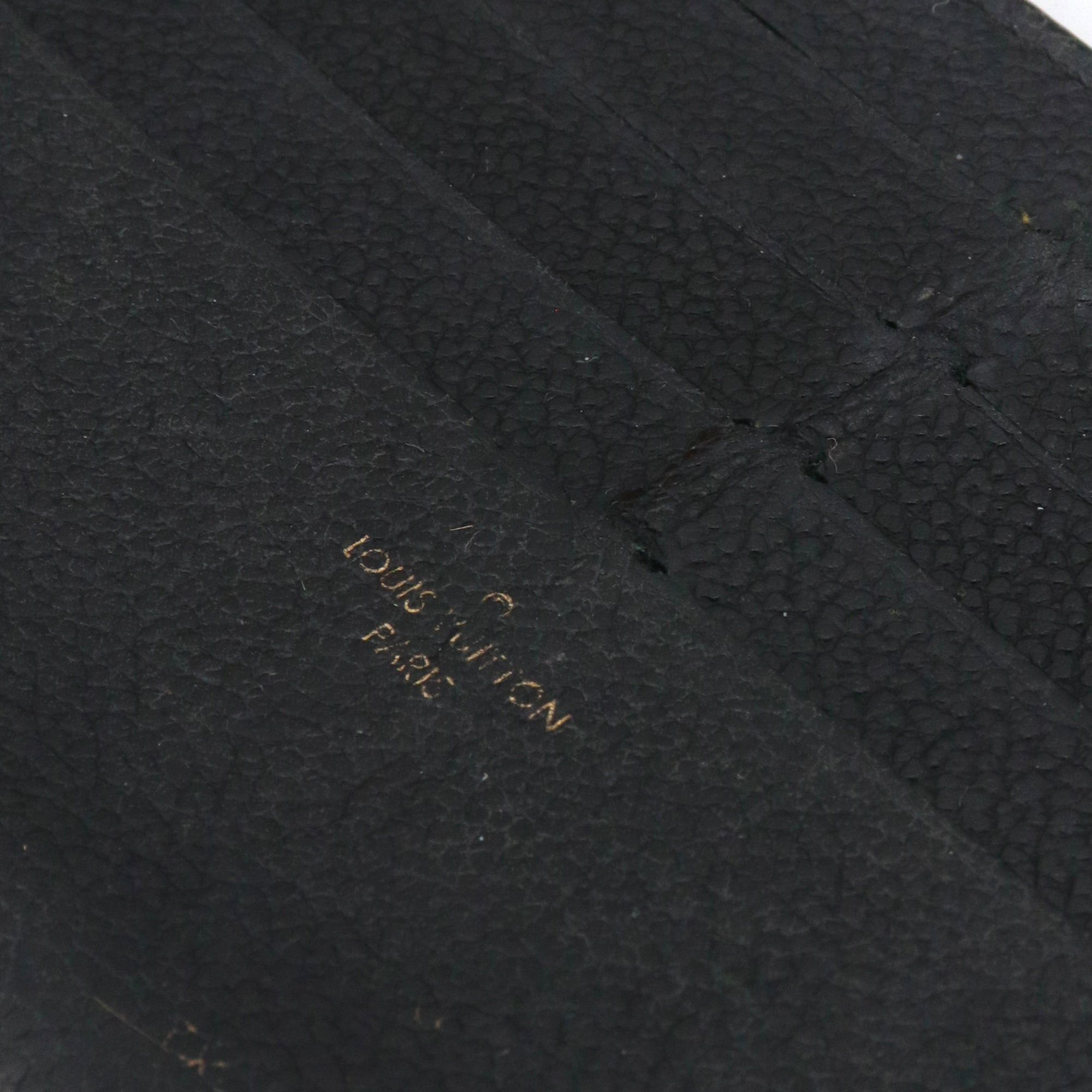 Louis Vuitton LOUIS VUITTON - Louis Vuitton Felicie clutch in black imprint leather Size ONE SIZE - 10 Thumbnail