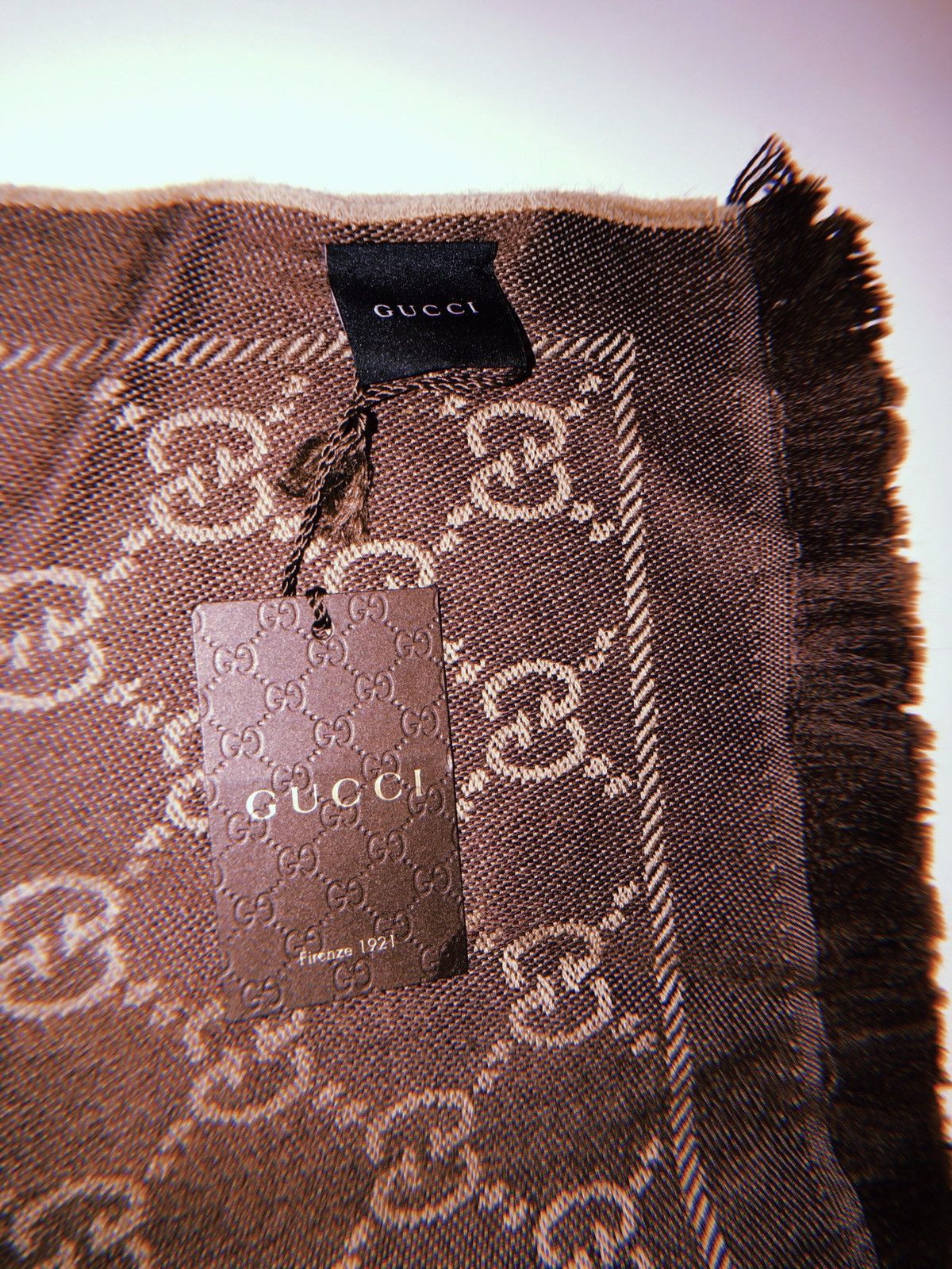Gucci Gucci Wool Scarf Size ONE SIZE - 3 Thumbnail